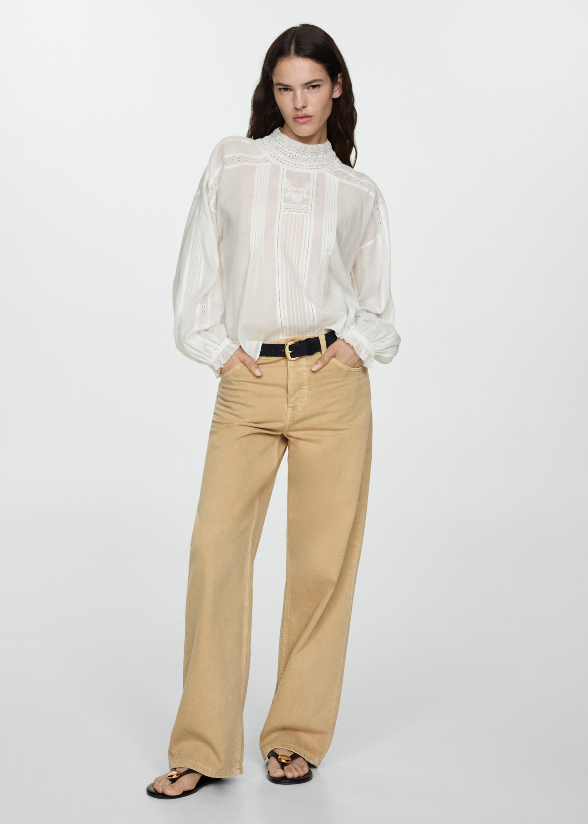 Blouse détails brodés - Plan général