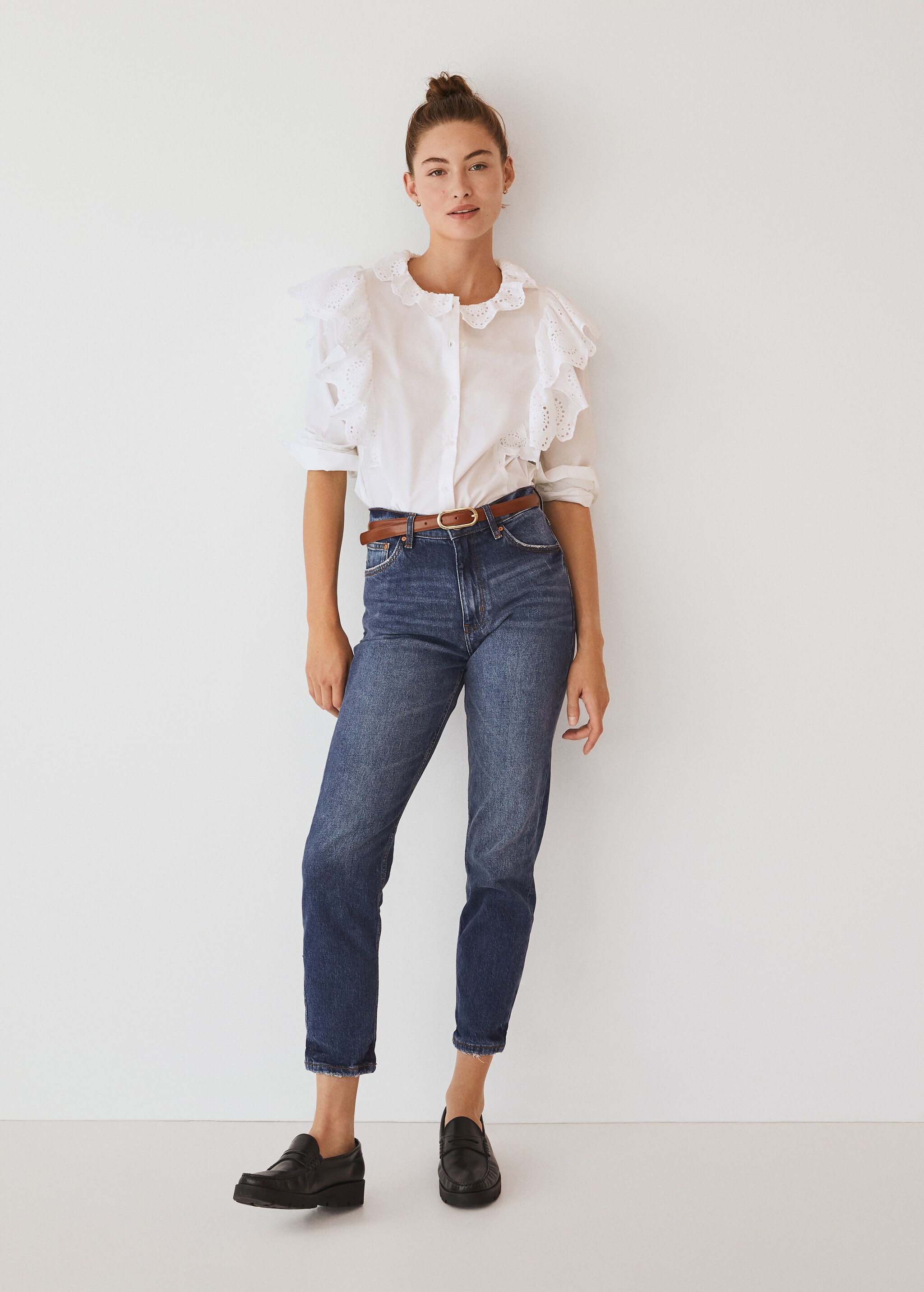 Blusa algodón volantes - Plano general
