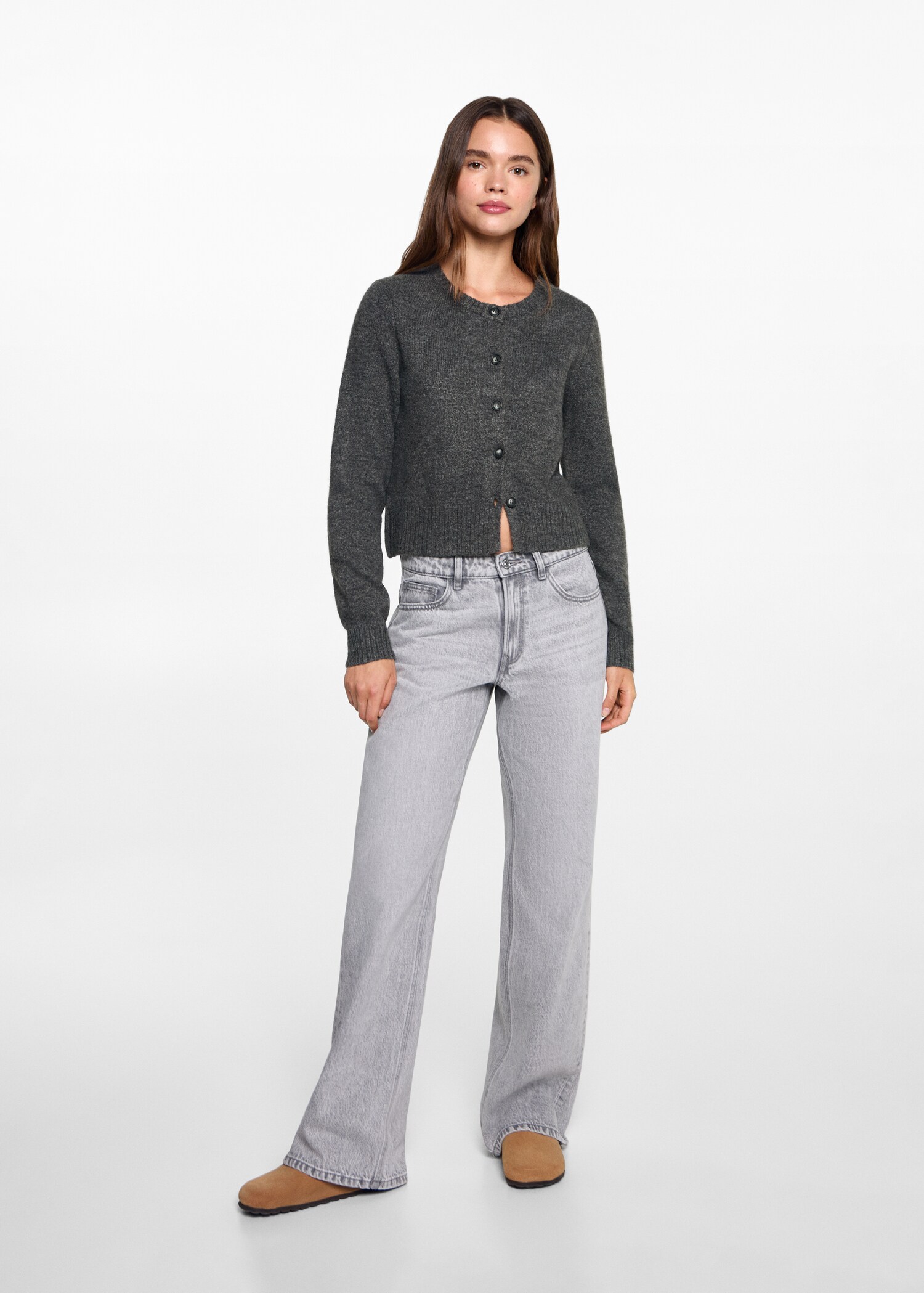 Button knit cardigan - General plane