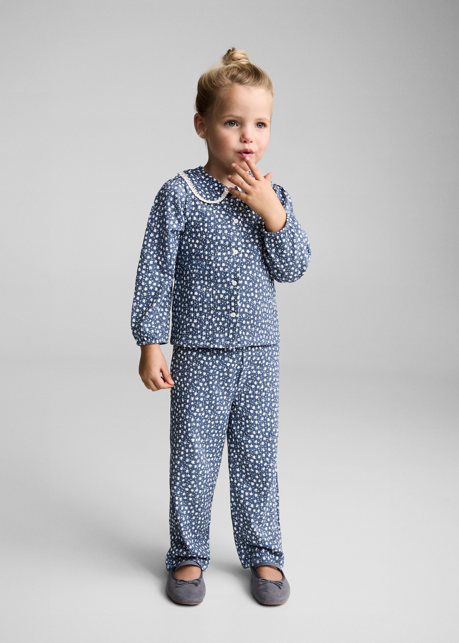 Printed flared pants - General plane