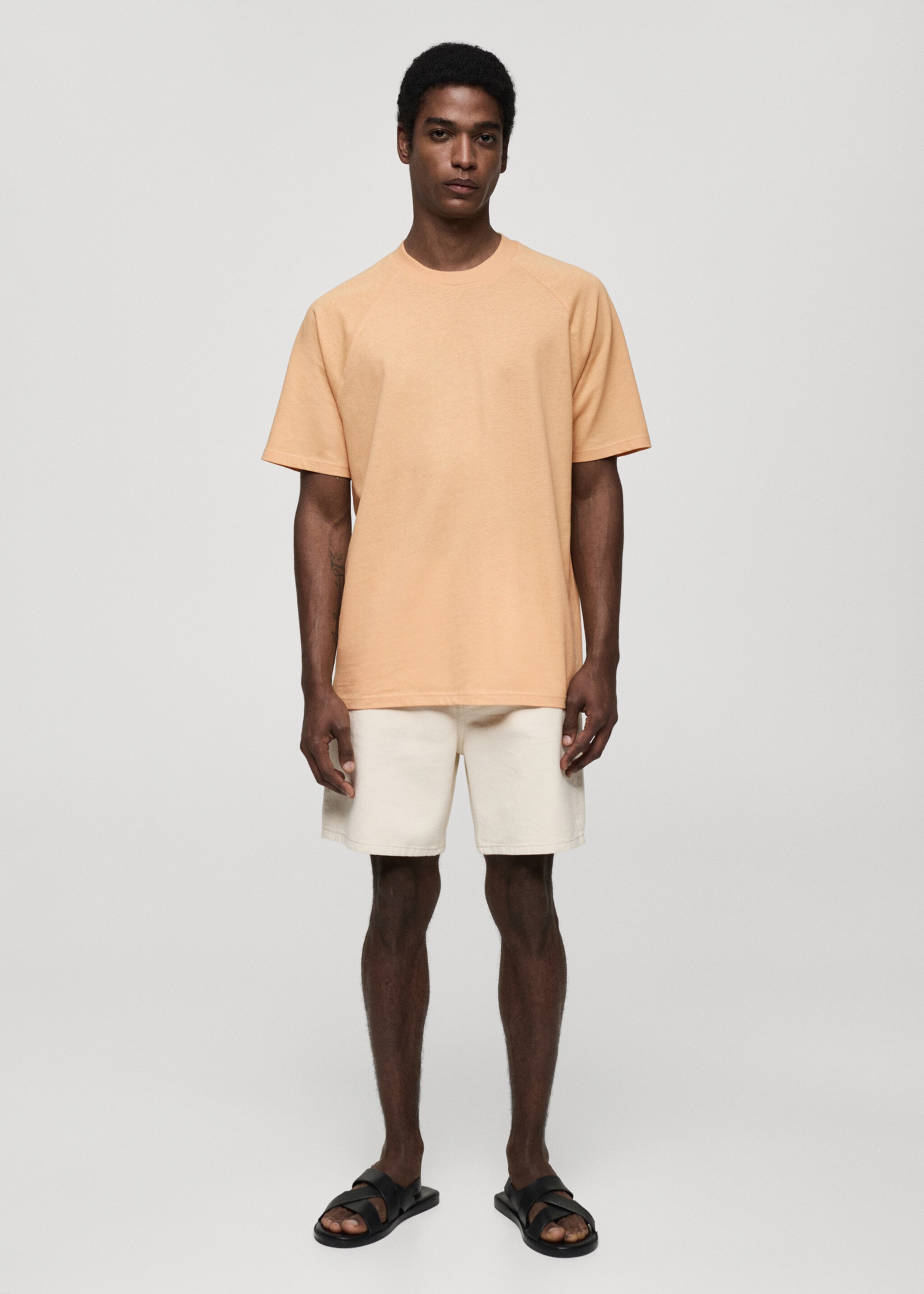 Camiseta algodón relaxed fit - Plano general