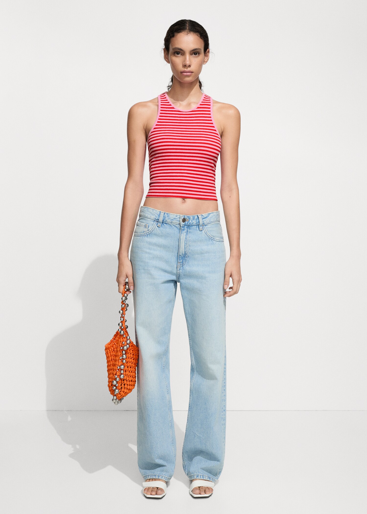 Top maglia righe - Piano generale