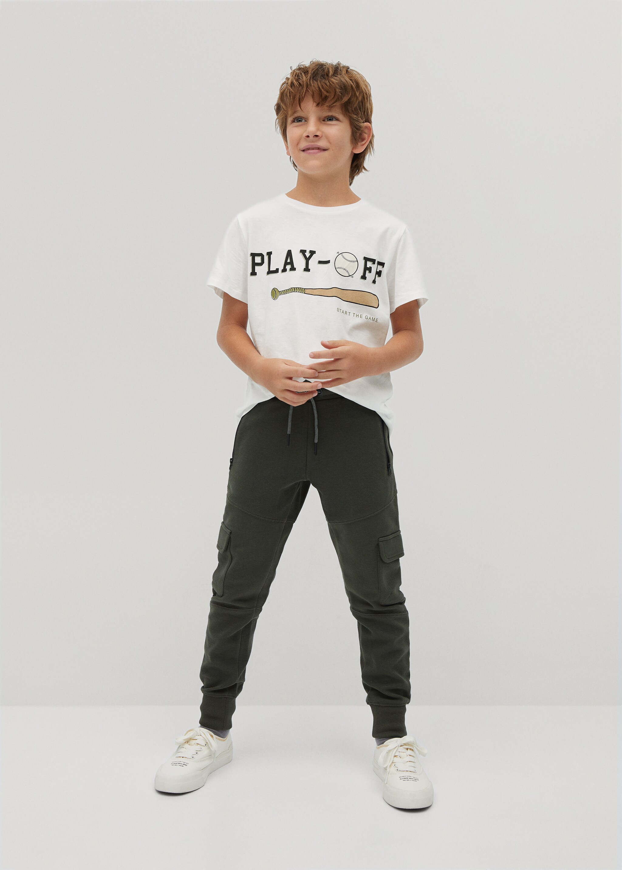 Bedrucktes T-Shirt aus Bio-Baumwolle - Allgemeine Ansicht