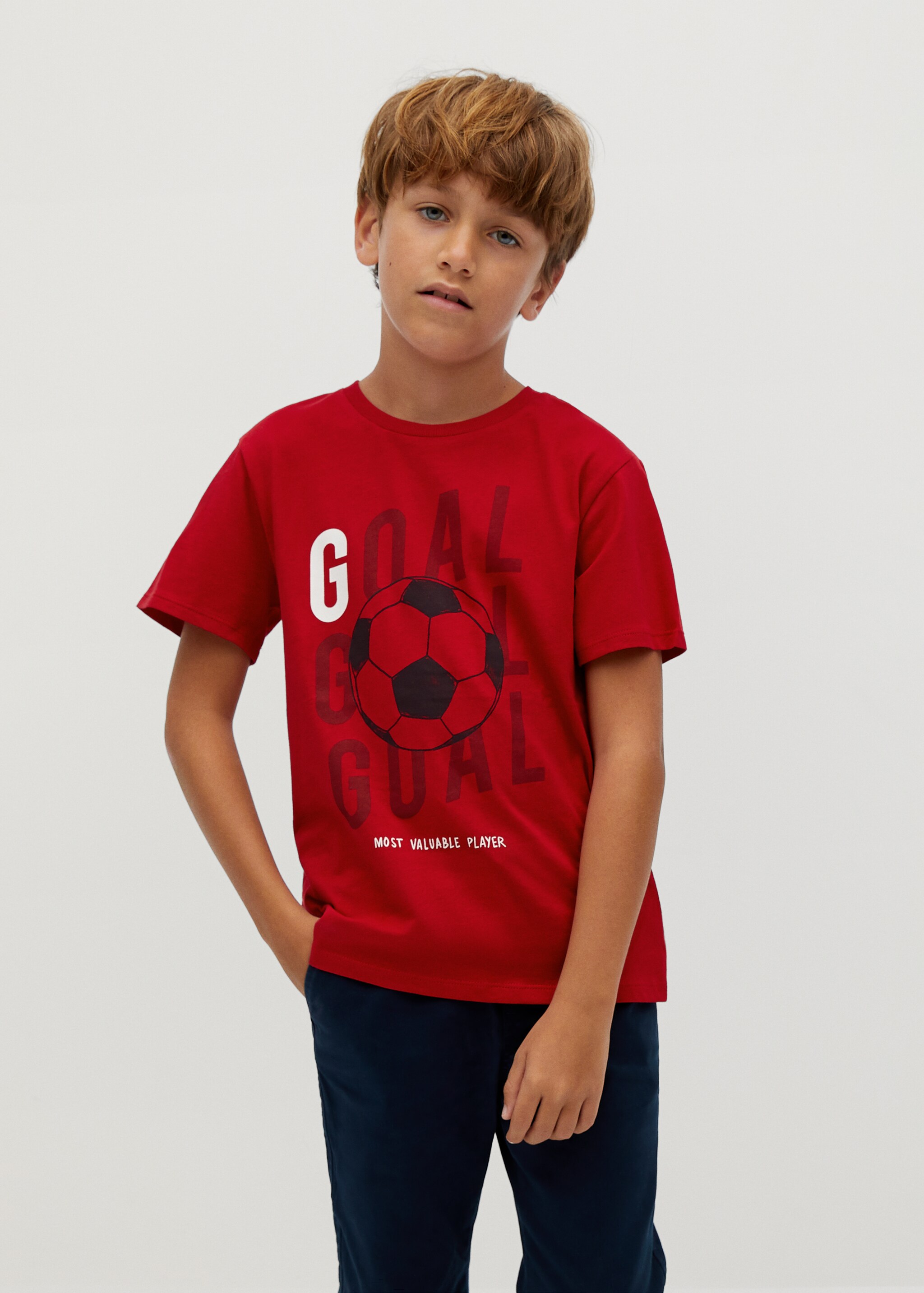Bedrucktes T-Shirt aus Bio-Baumwolle - Allgemeine Ansicht