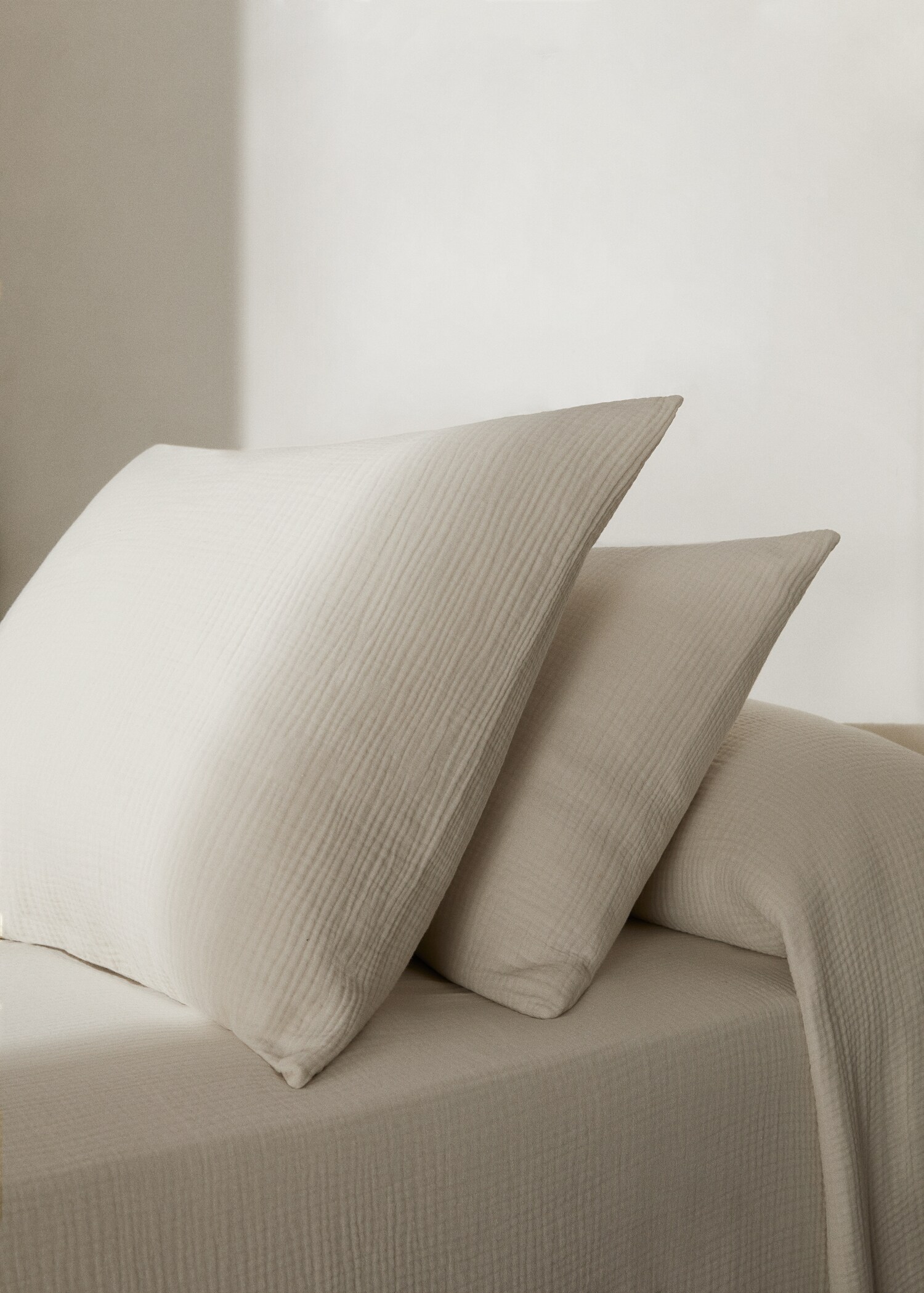 Cotton gauze pillow case 50x75cm - General plane