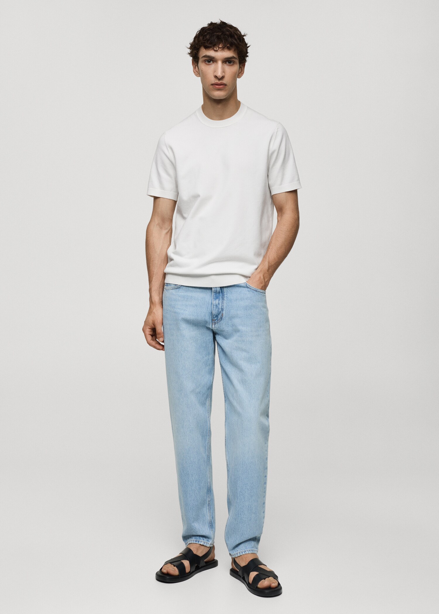 T-shirt en maille fine - Plan général