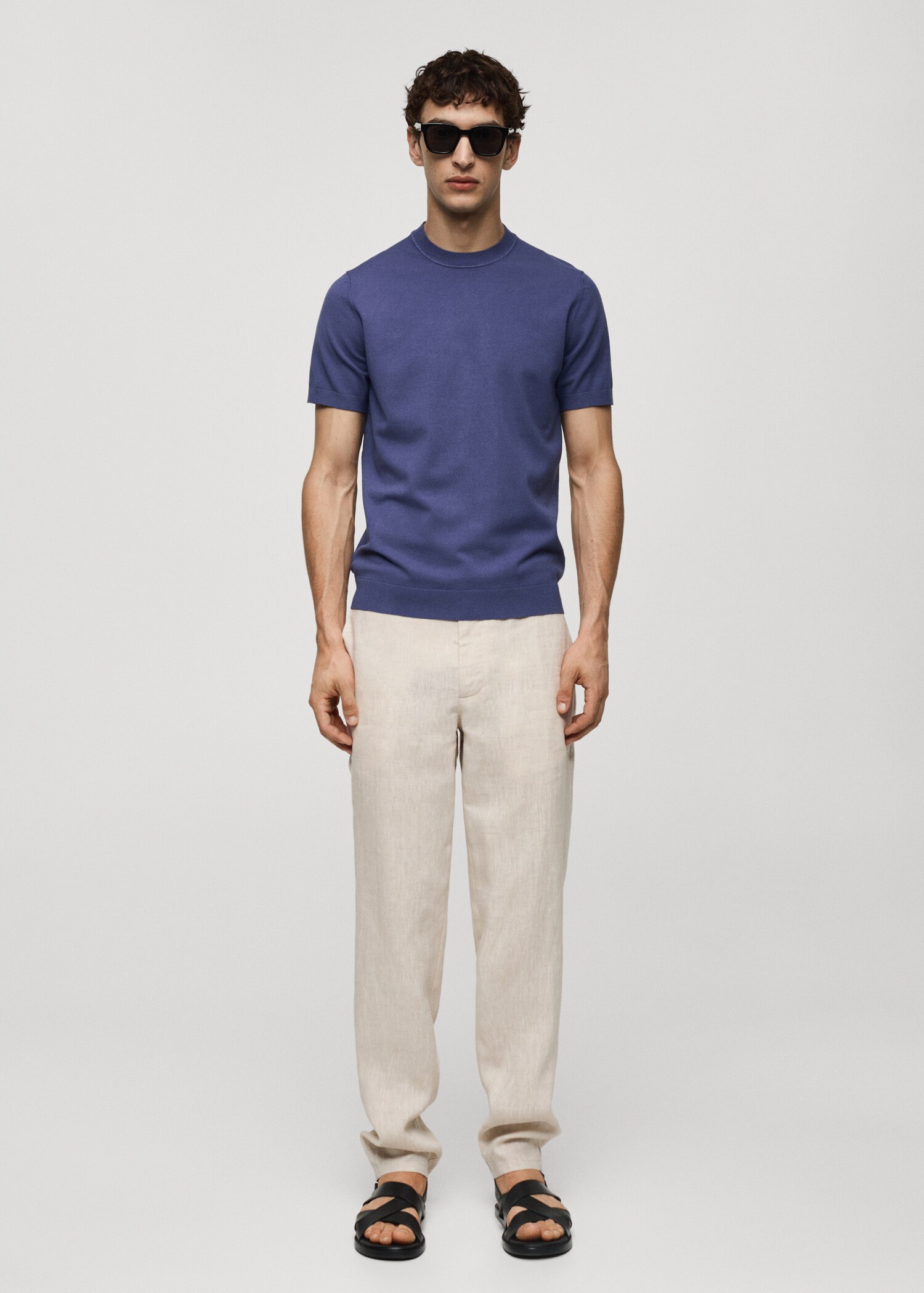 T-shirt en maille fine - Plan général