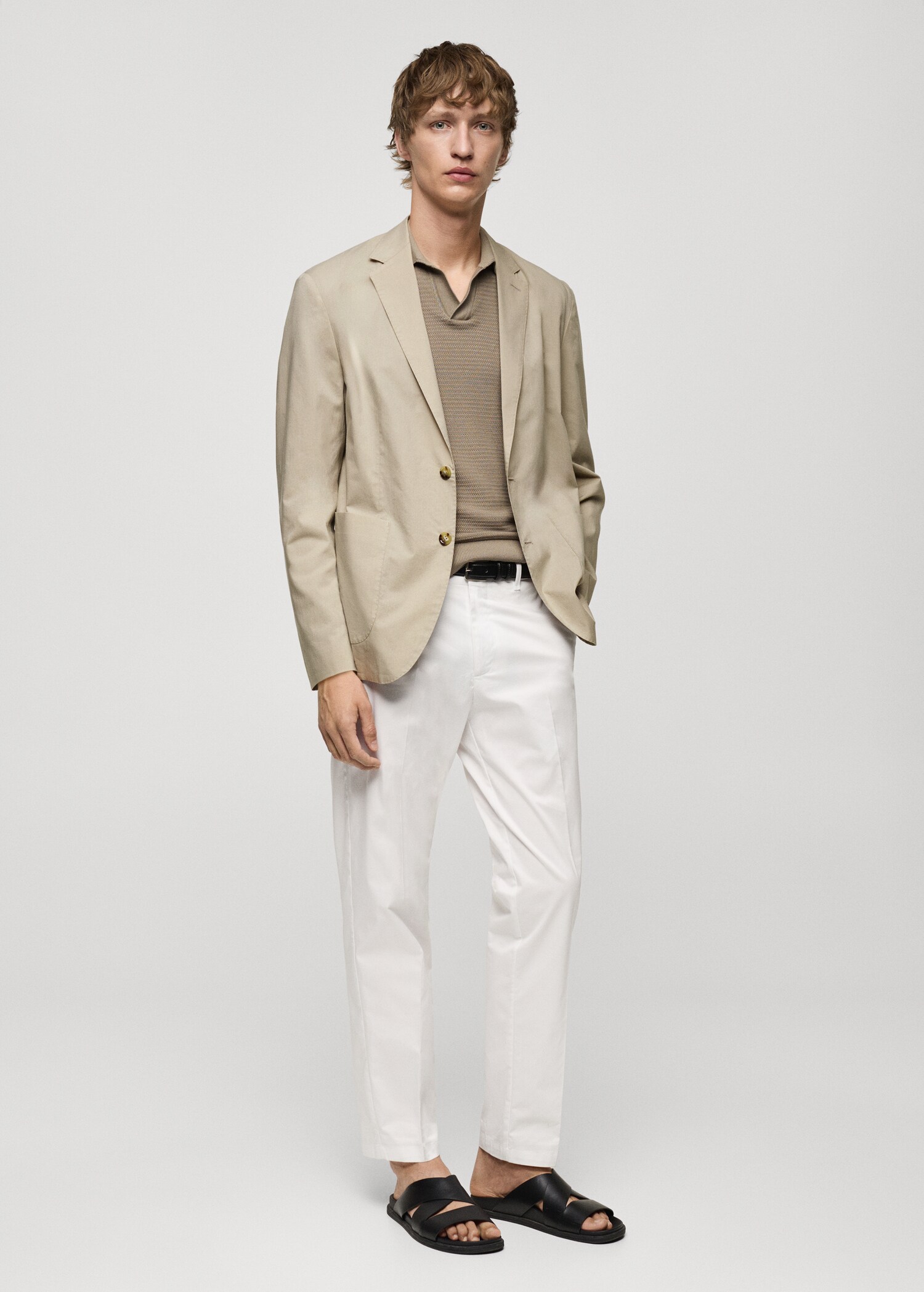 Lightweight cotton jacket - General plane