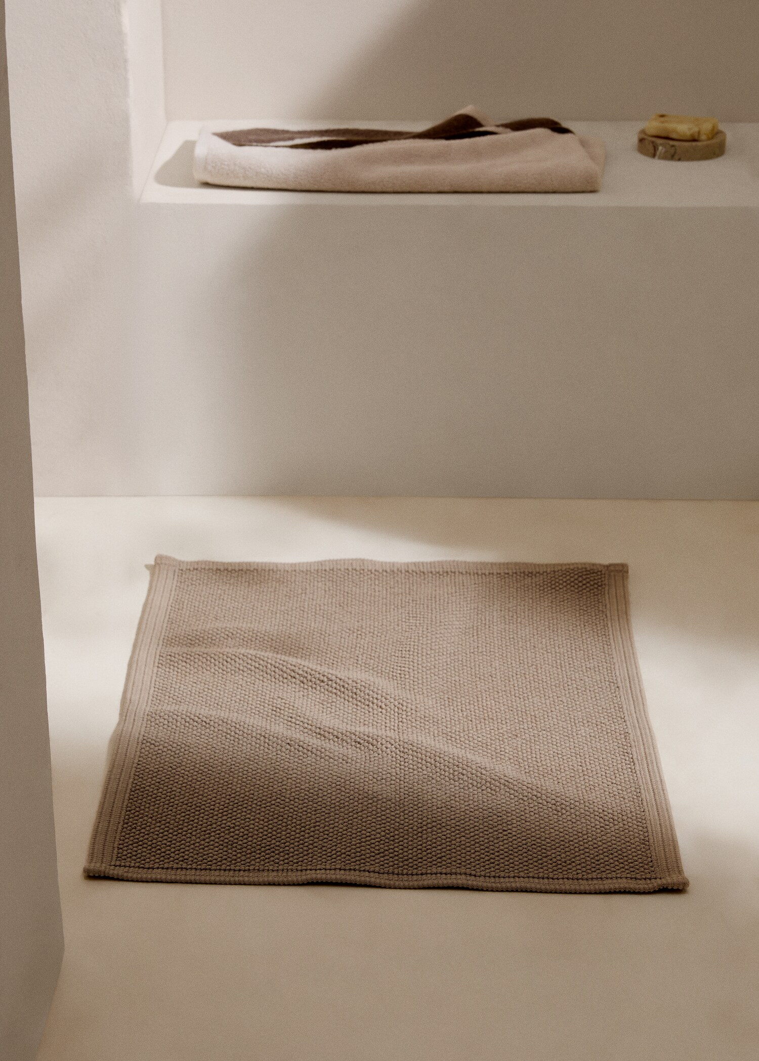 Badmat 100% bouclékatoen - Overzichtstekening