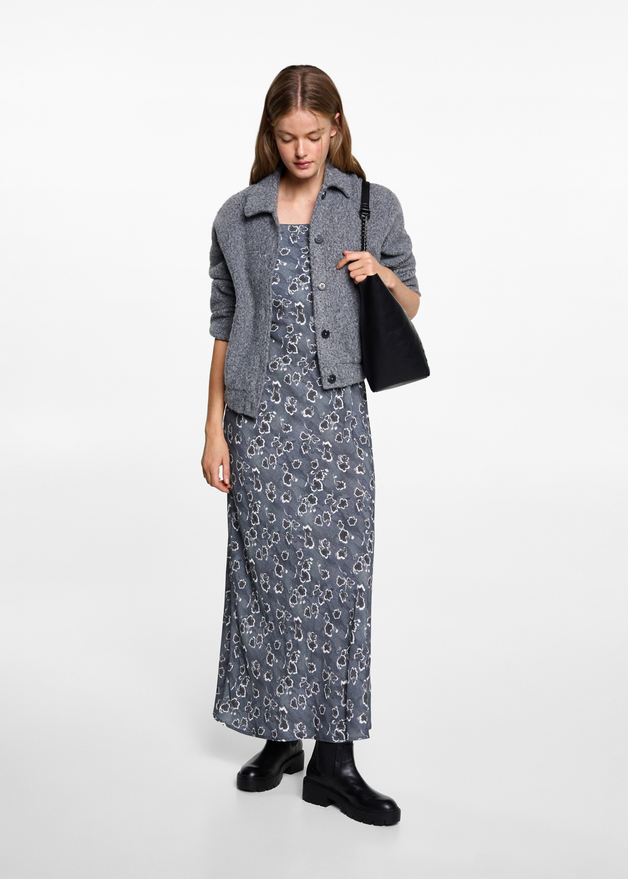 Bedrucktes Kleid - Allgemeine Ansicht