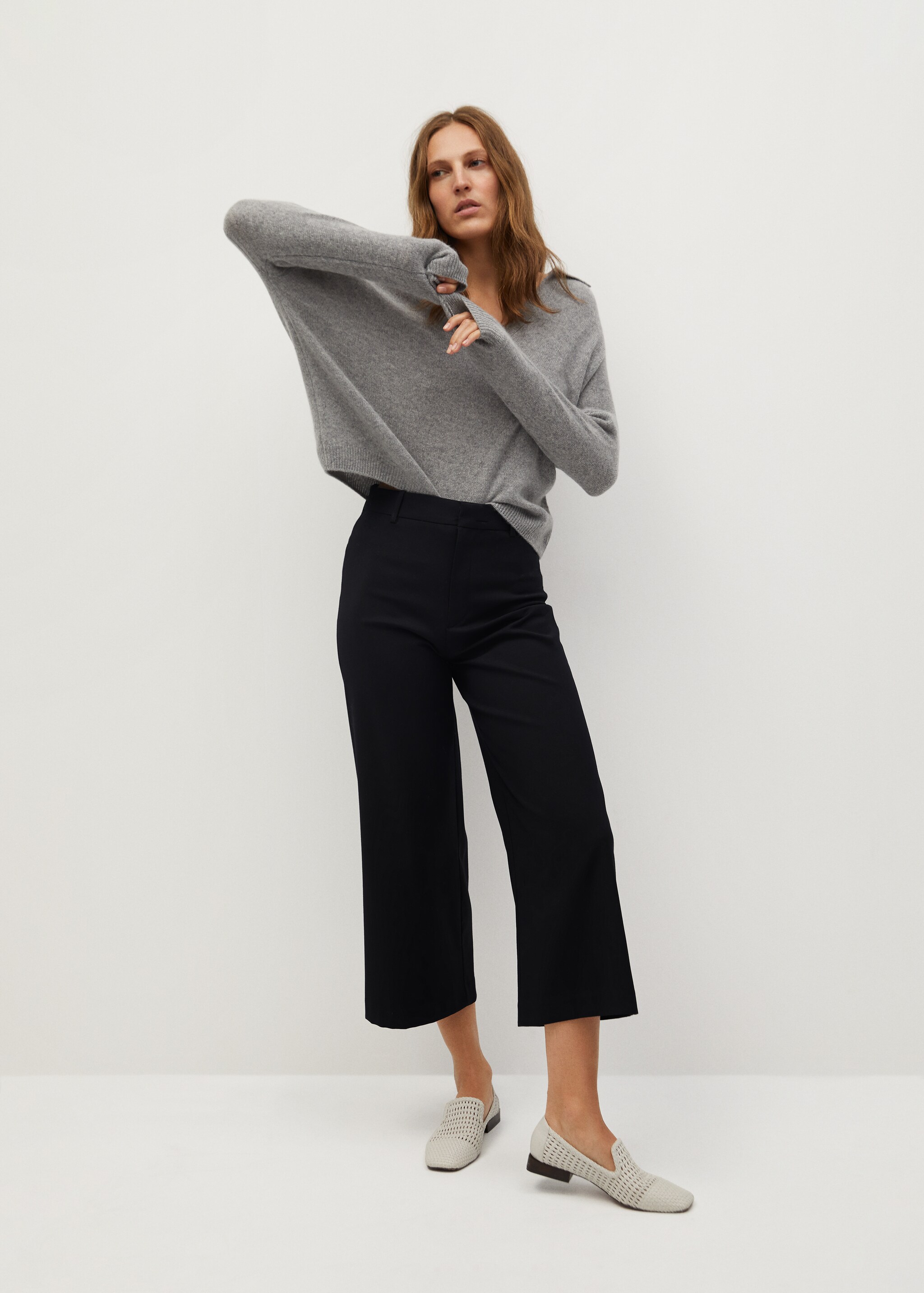 Pantalón culotte traje - Plano general