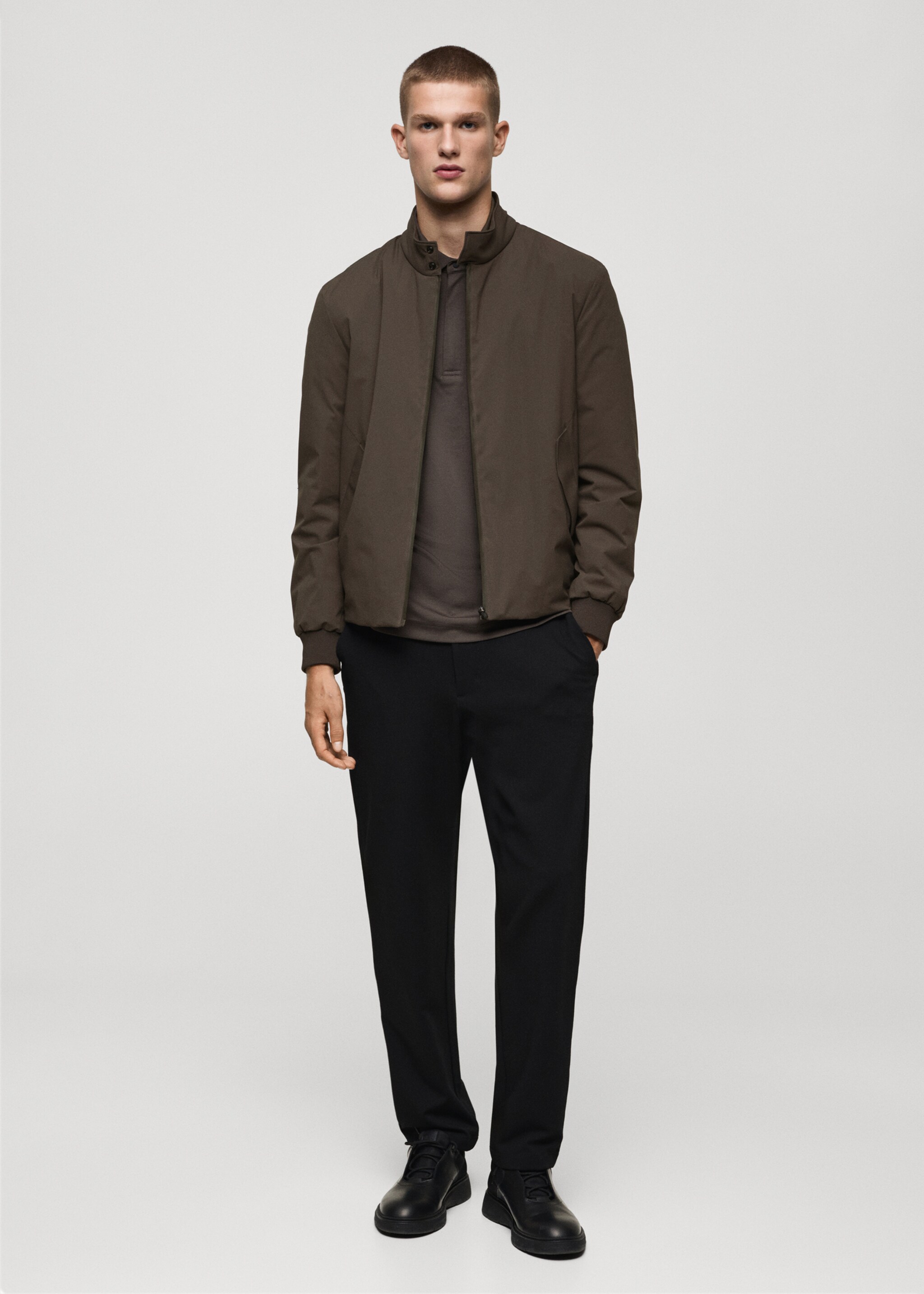 Veste imperméable rembourrage Thermore® - Plan général, Marron. Ref: 77065963-00.