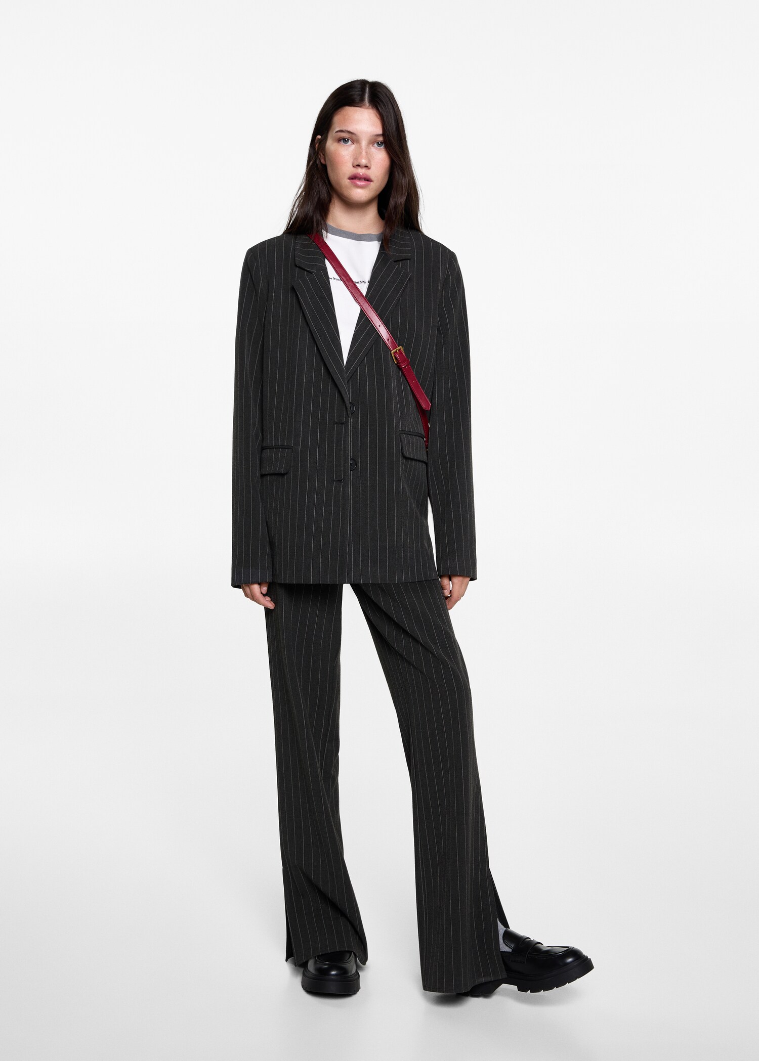 Blazer vestir ratlles - Pla general