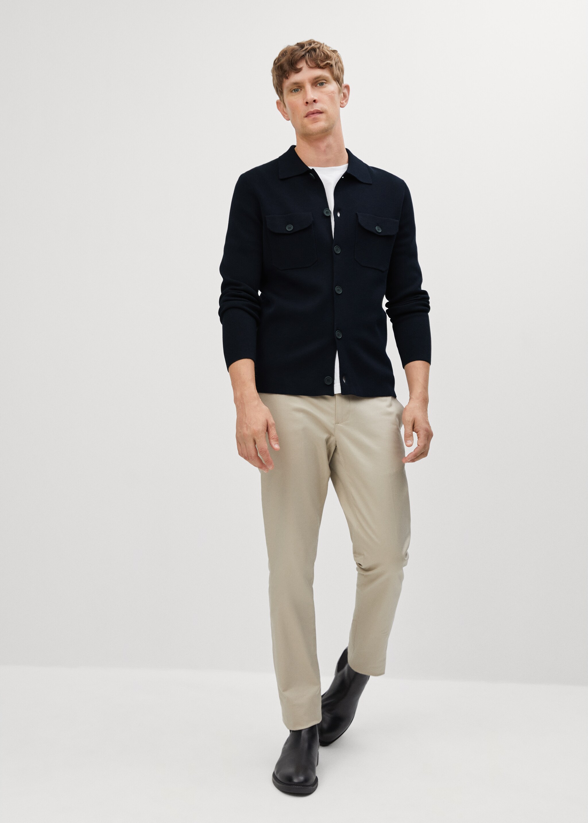Camisa punto fino - Plano general