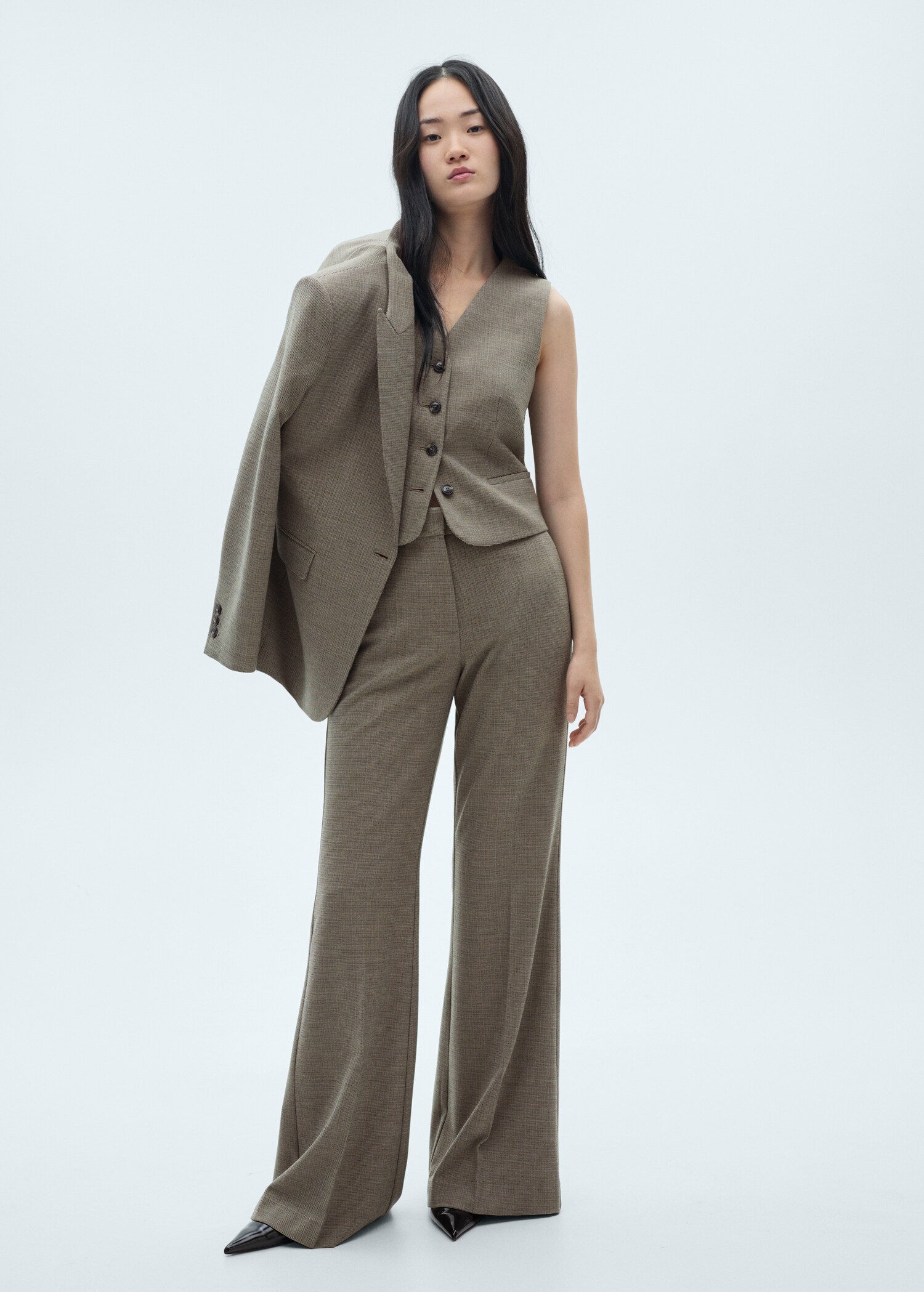 Micro-houndstooth waistcoat - General plane
