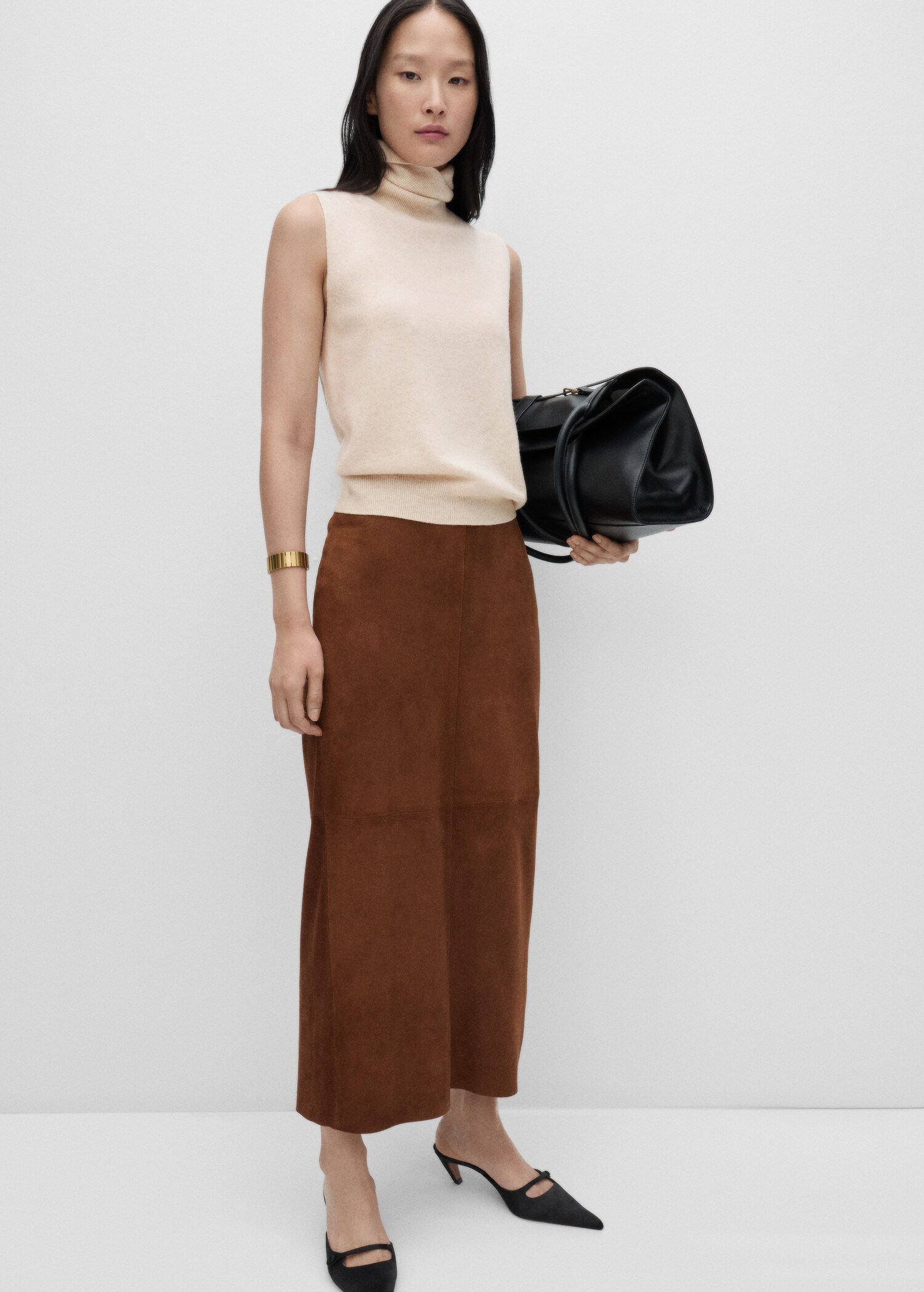 Wool turtleneck top - General plane