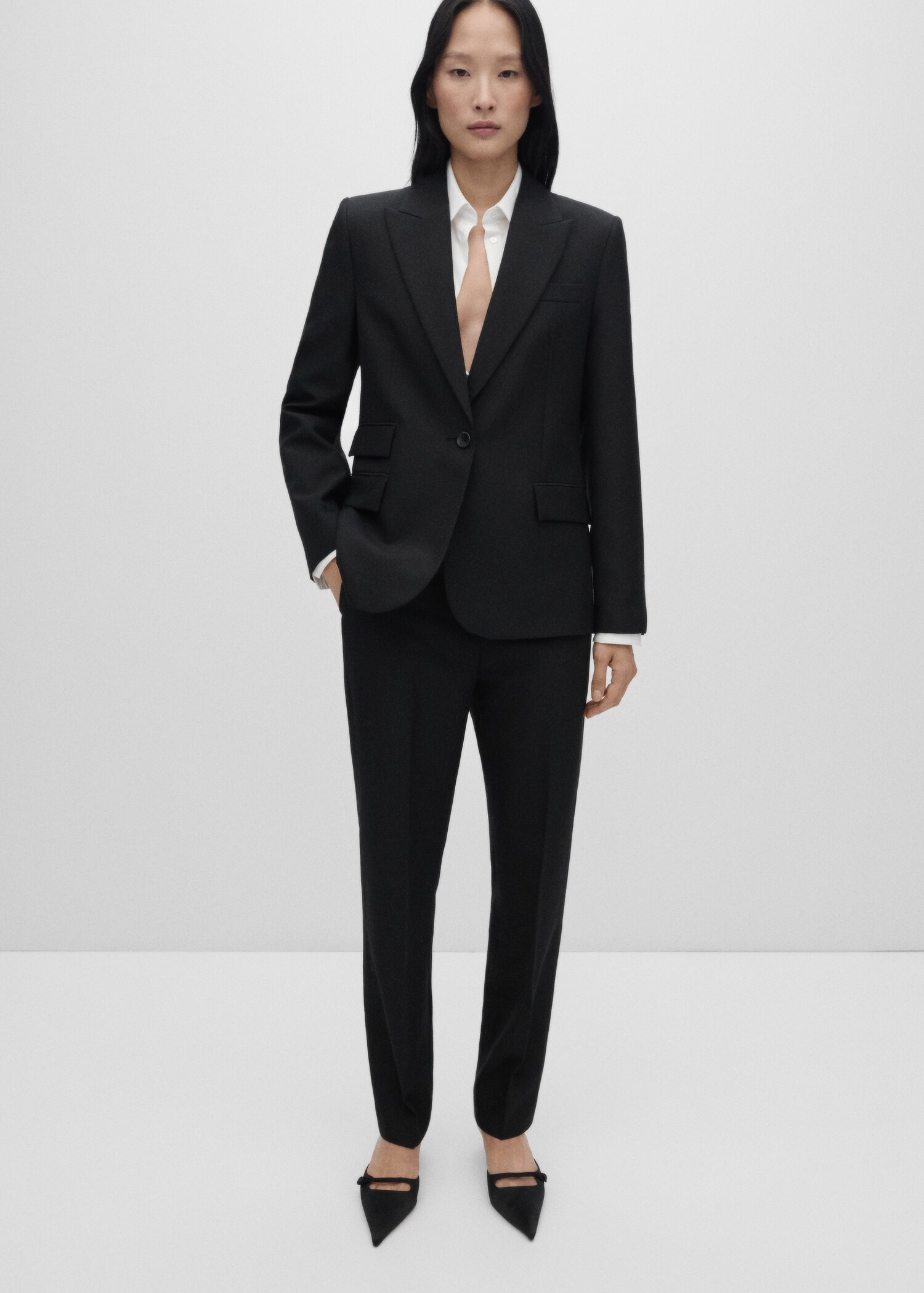 Wool suit jacket - General plane