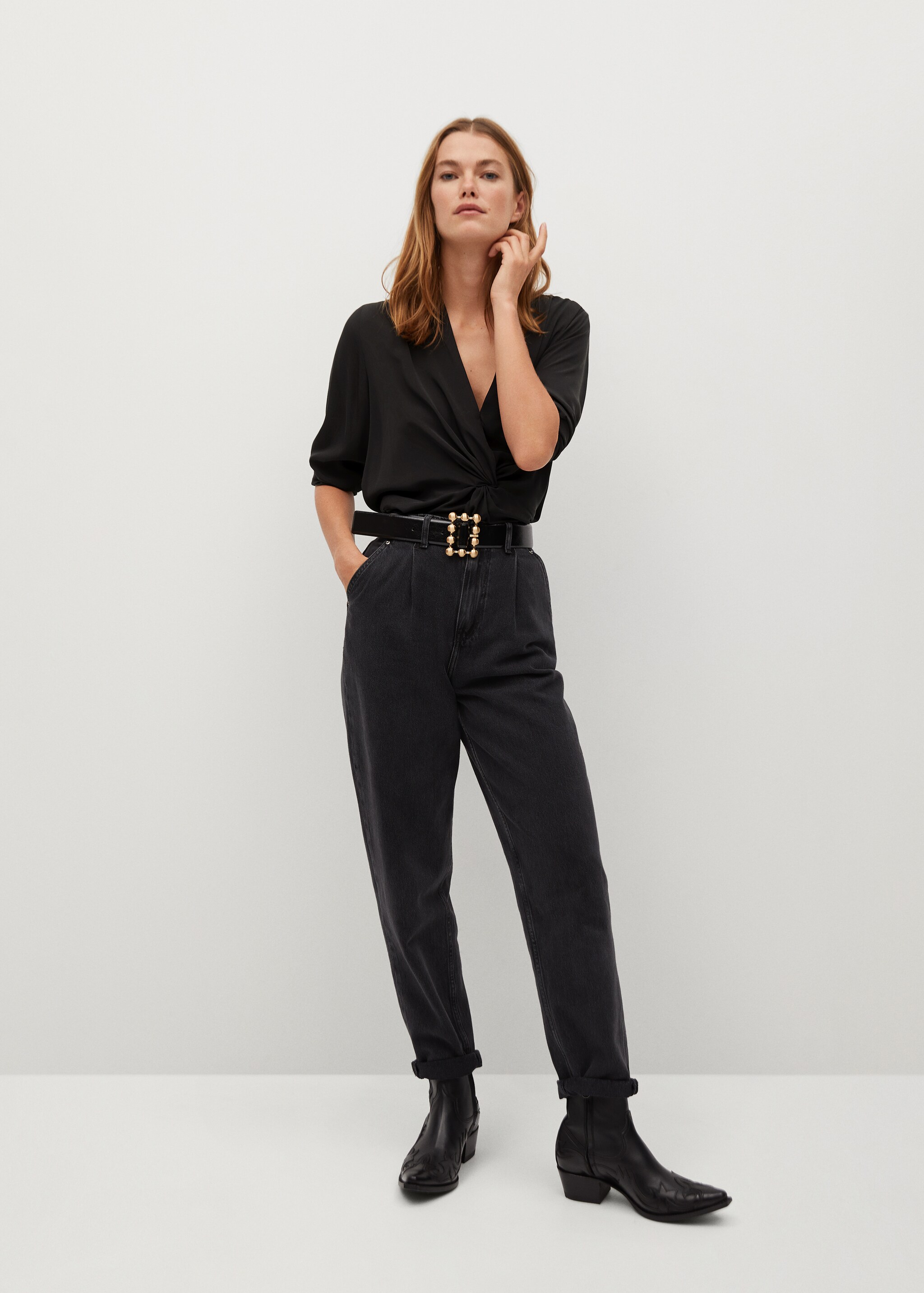 Flowy modal blouse - General plane