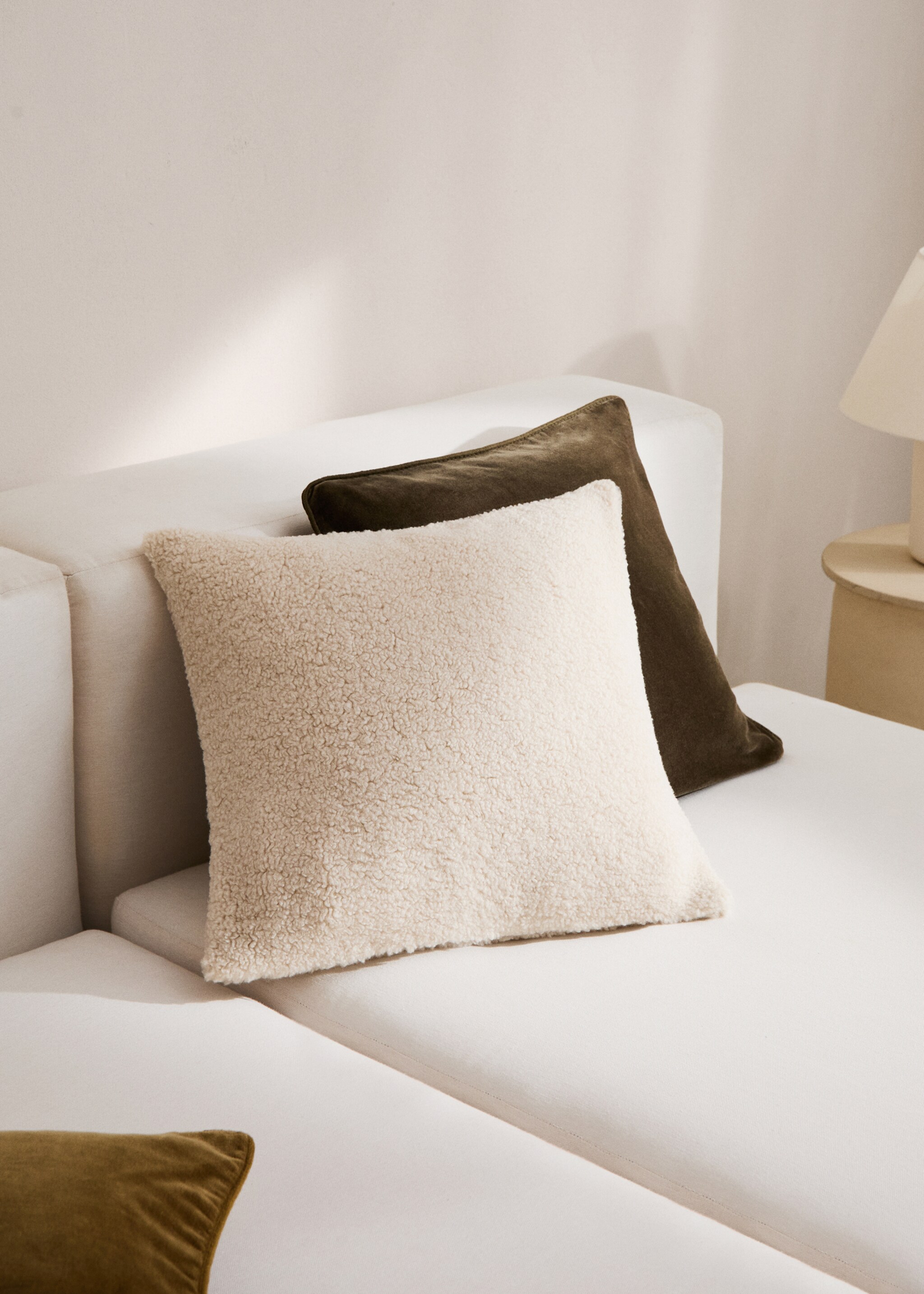 Teddy kussenhoes - Overzichtstekening, Zand. Ref: 77067642-00.