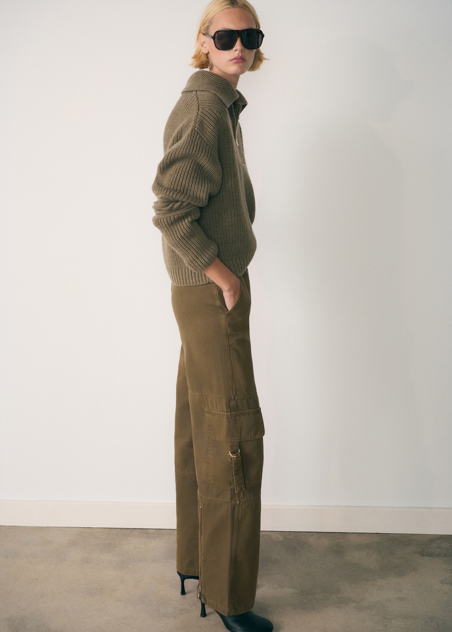 Zipp cargo jeans - General plane