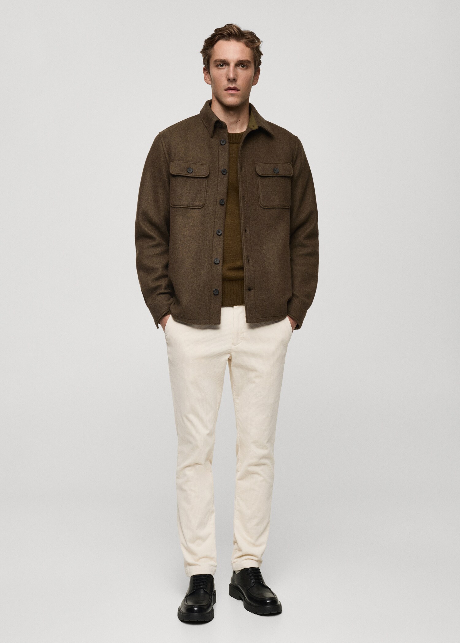 Slim Fit-Cordhose - Allgemeine Ansicht