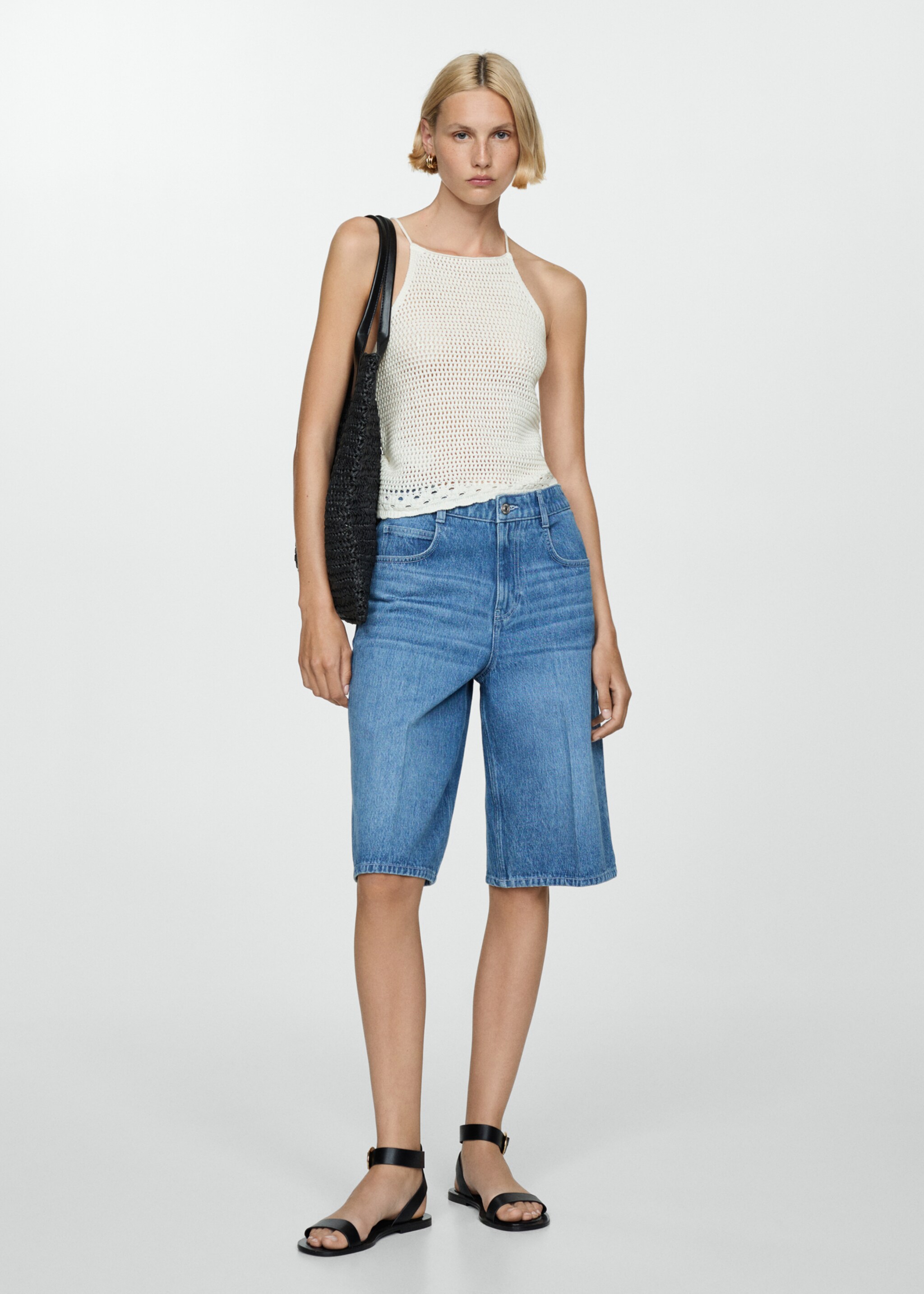 Crochet knitted top - General plane