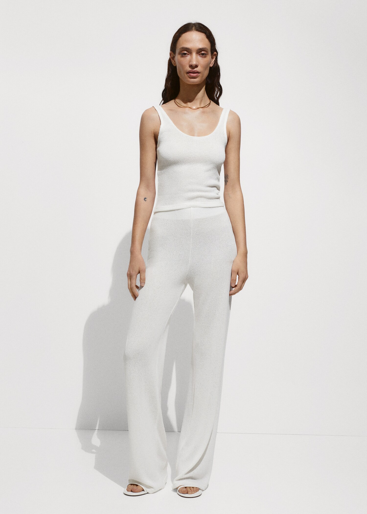Knit strap top - General plane