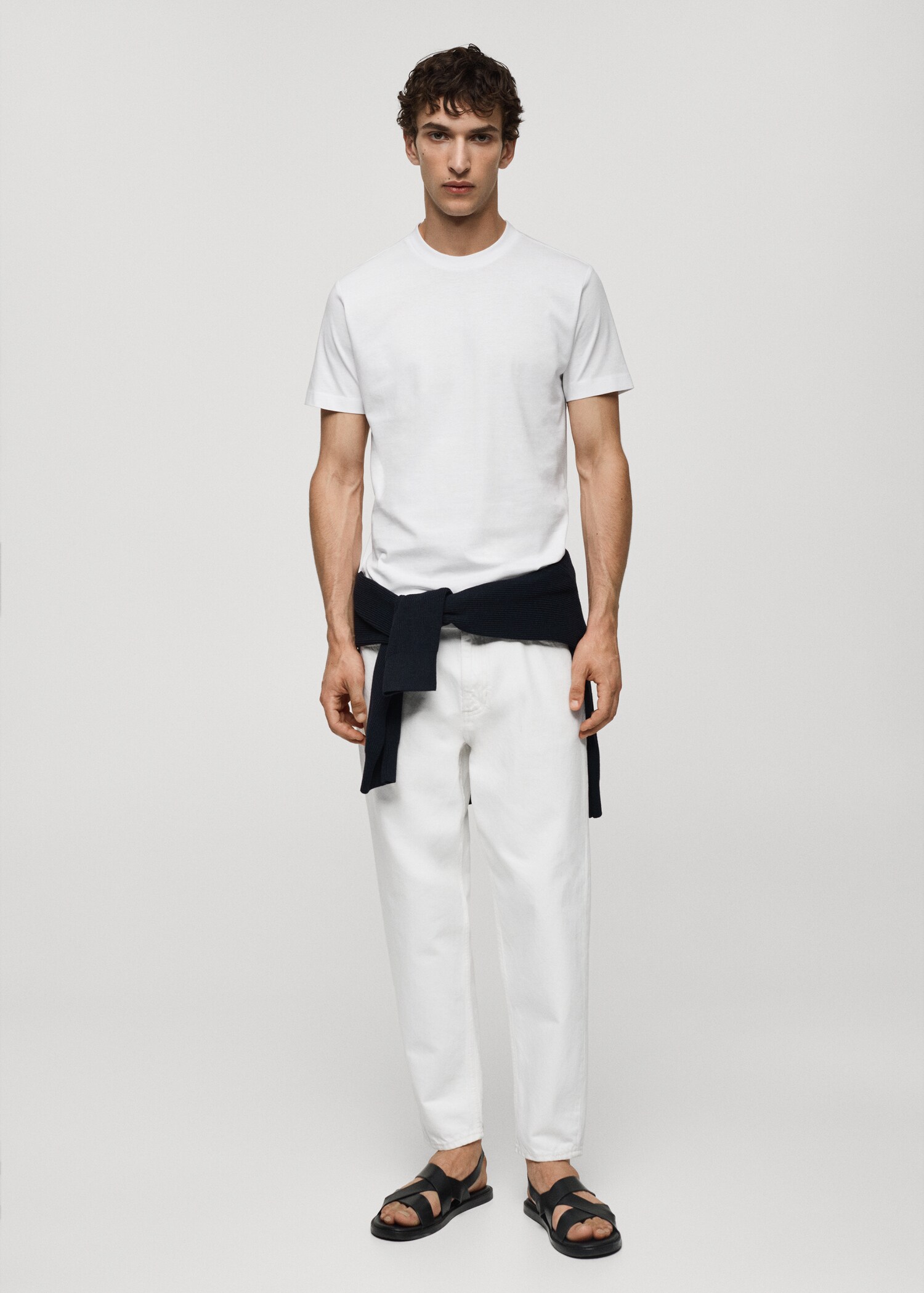 Μπλούζα βαμβάκι slim fit - Γενικό πλάνο