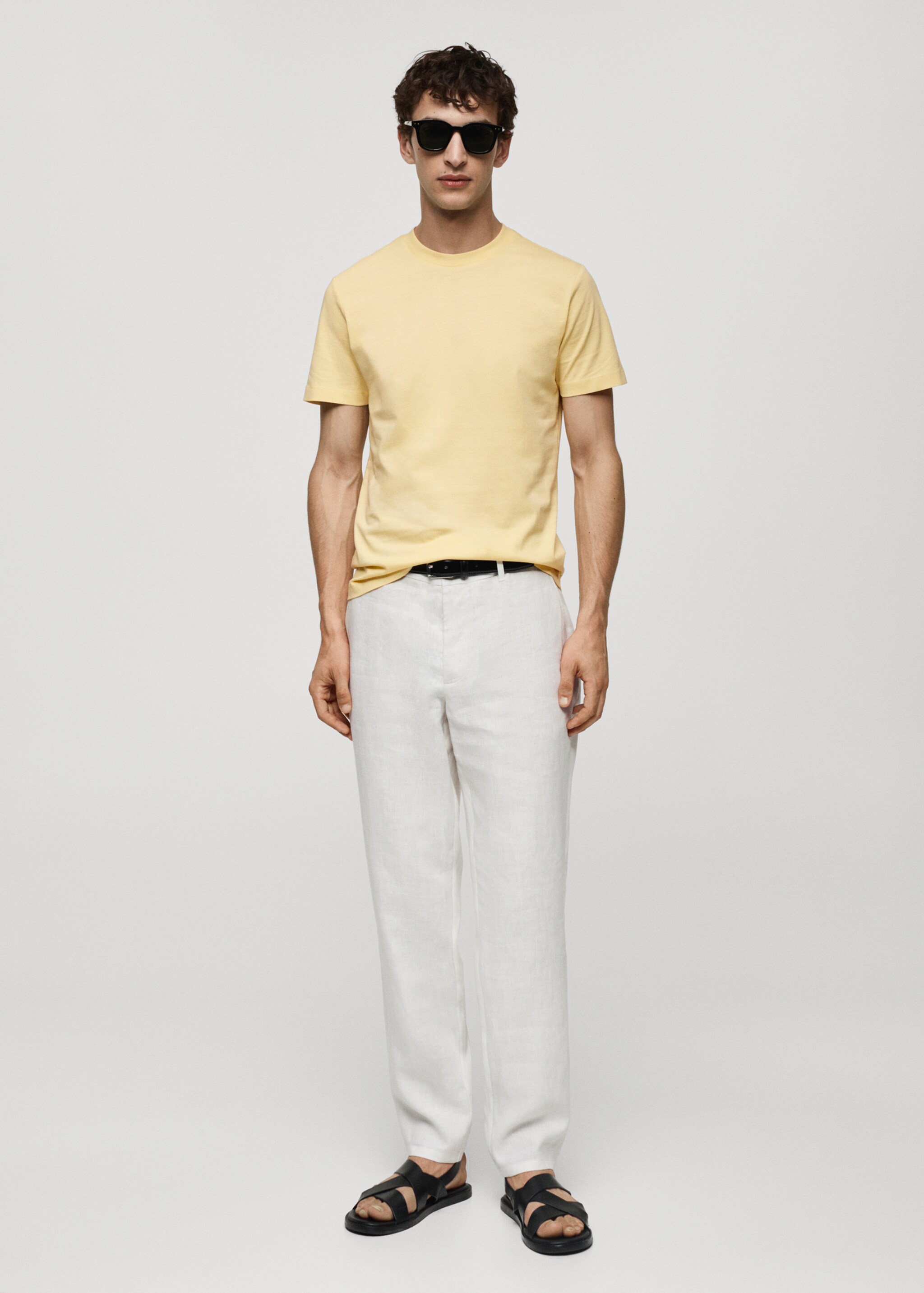 Slim-fit cotton t-shirt - General plane