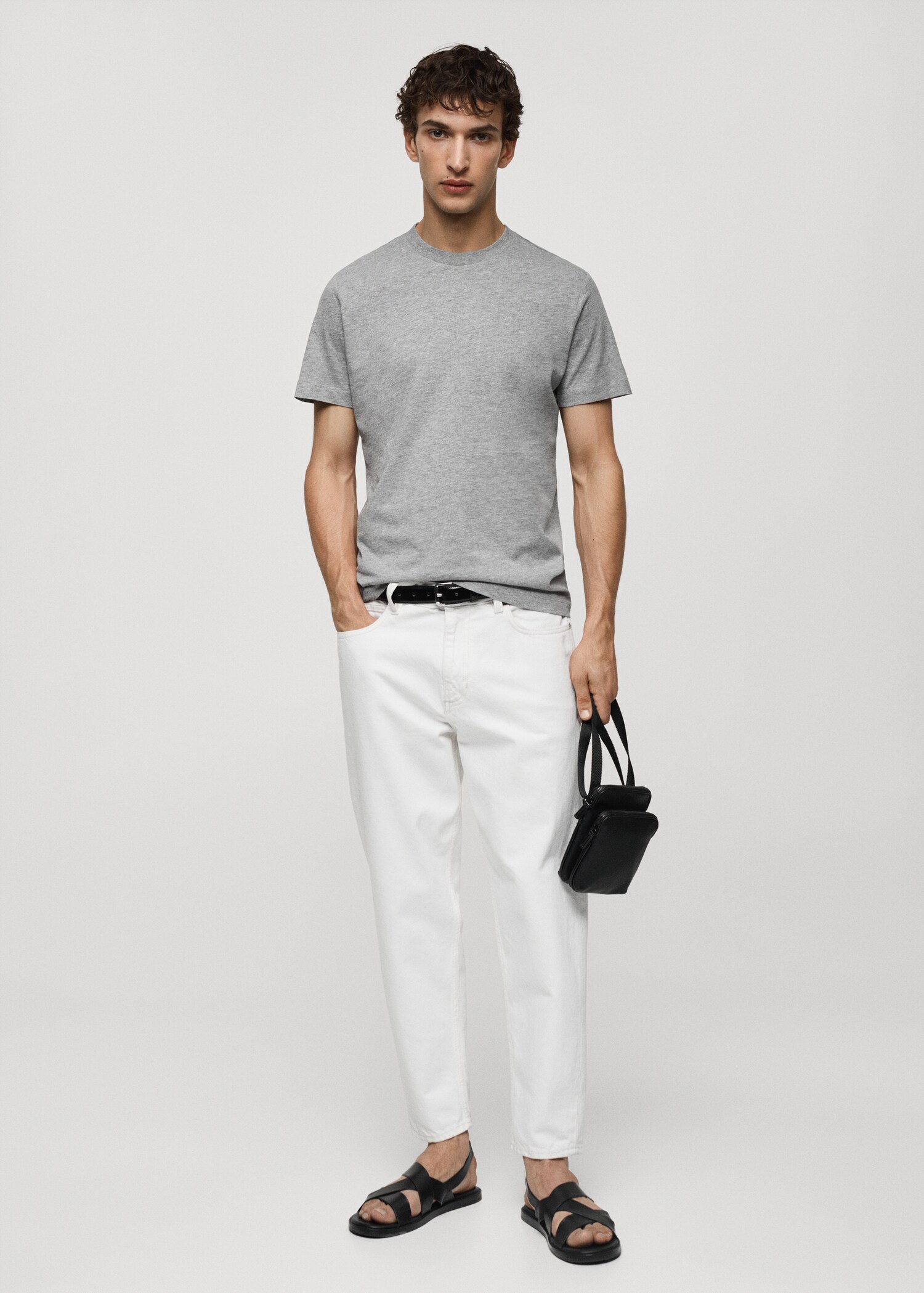 Μπλούζα βαμβάκι slim fit - Γενικό πλάνο