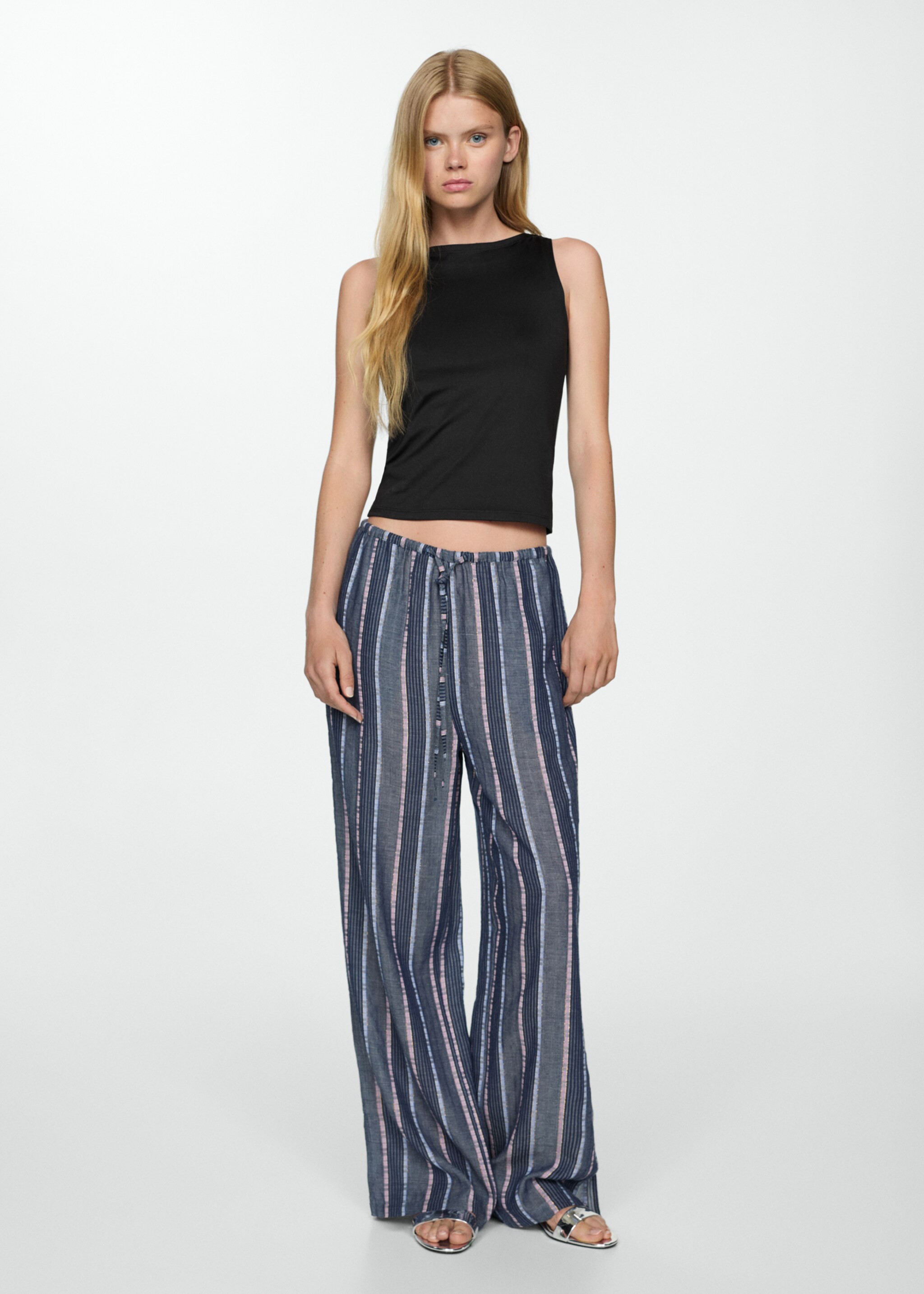 Boat neck strapless top - General plane