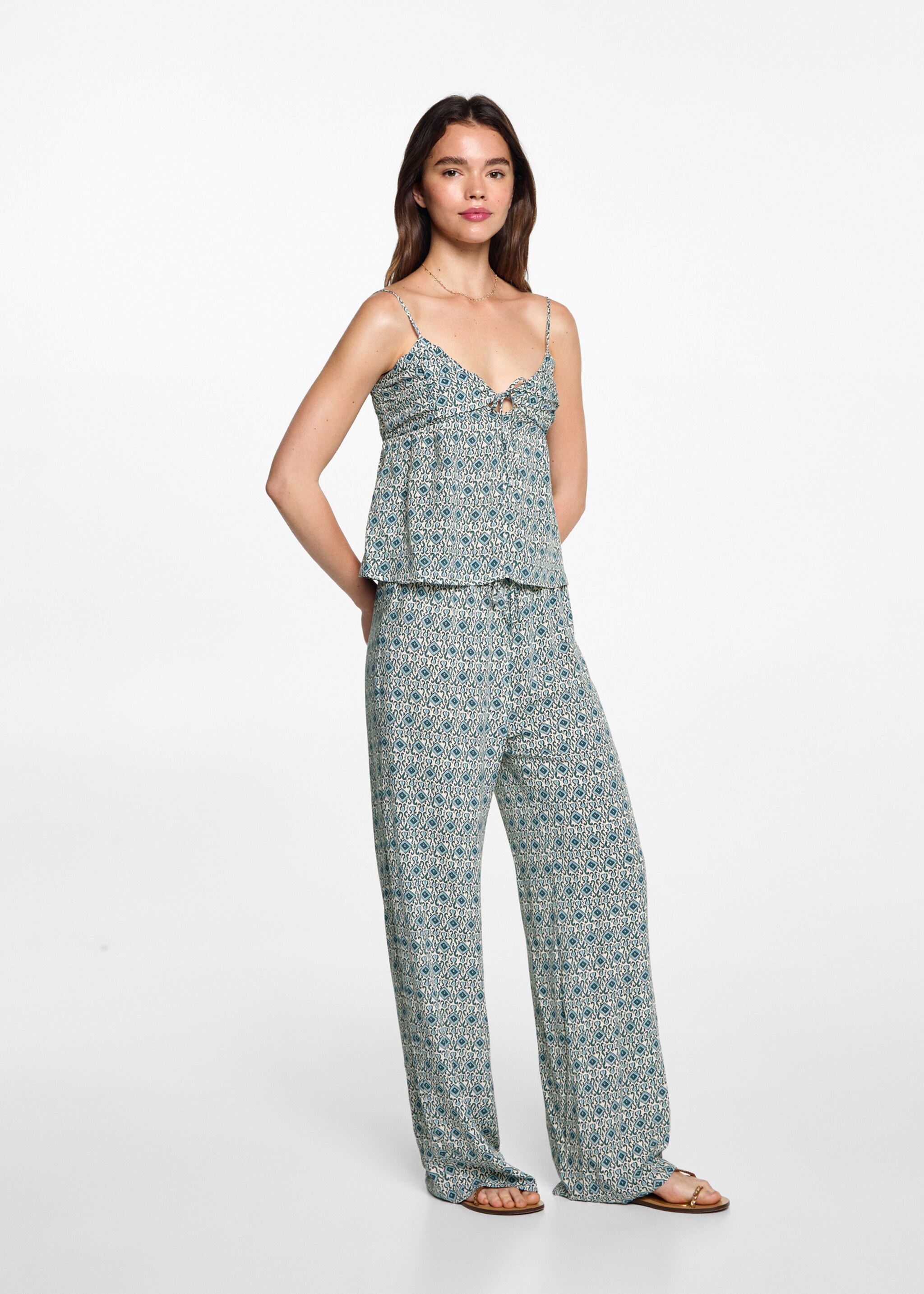 Pantaloni diritti stampati - Piano generale