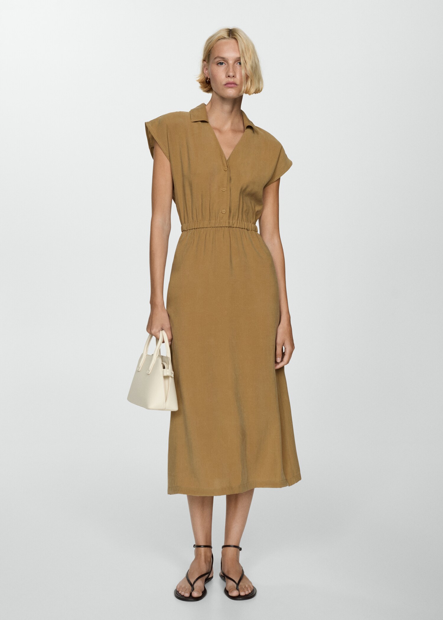 Vestido modal botones - Plano general