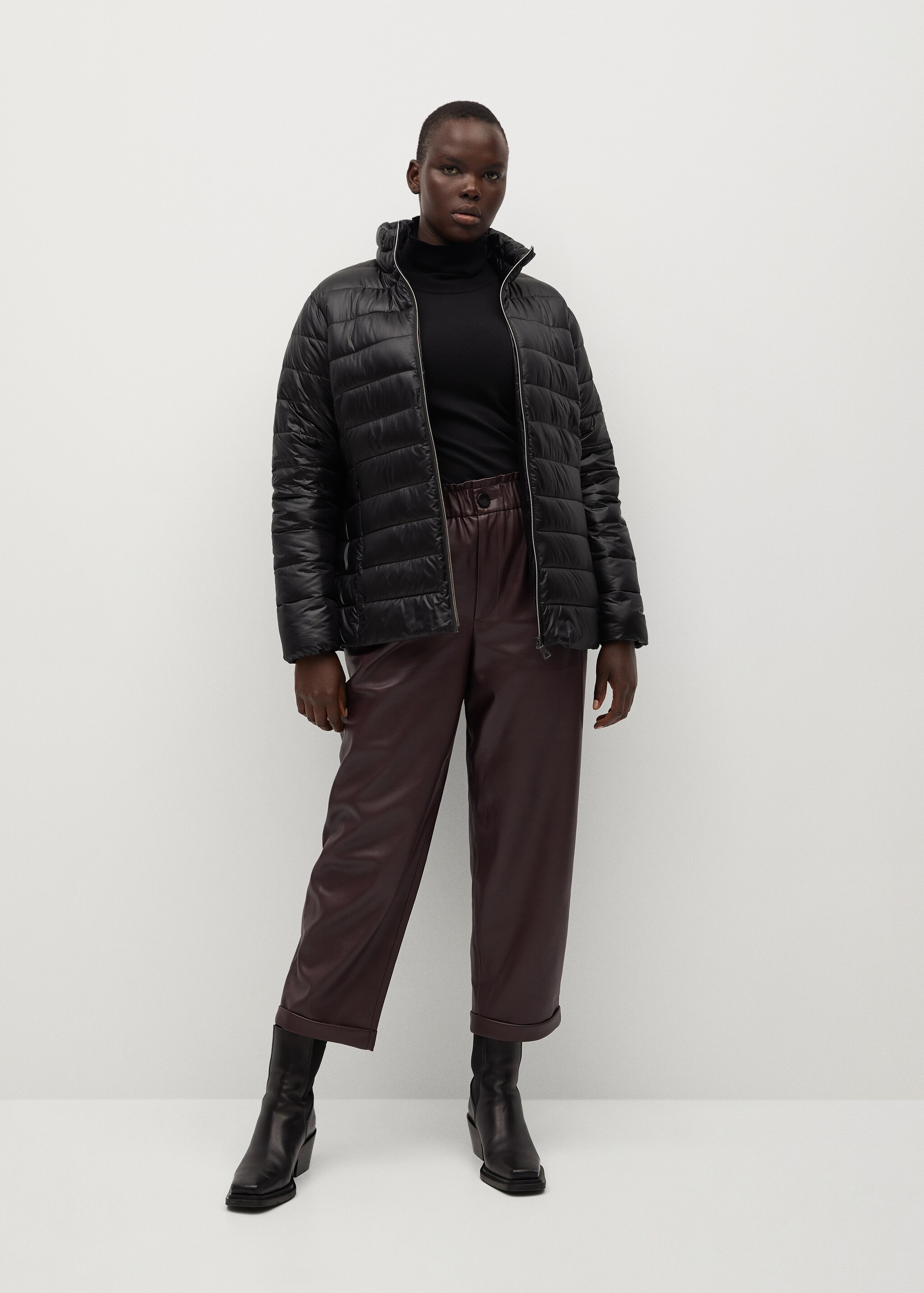 Anorak acolchado bolsillos - Plano general