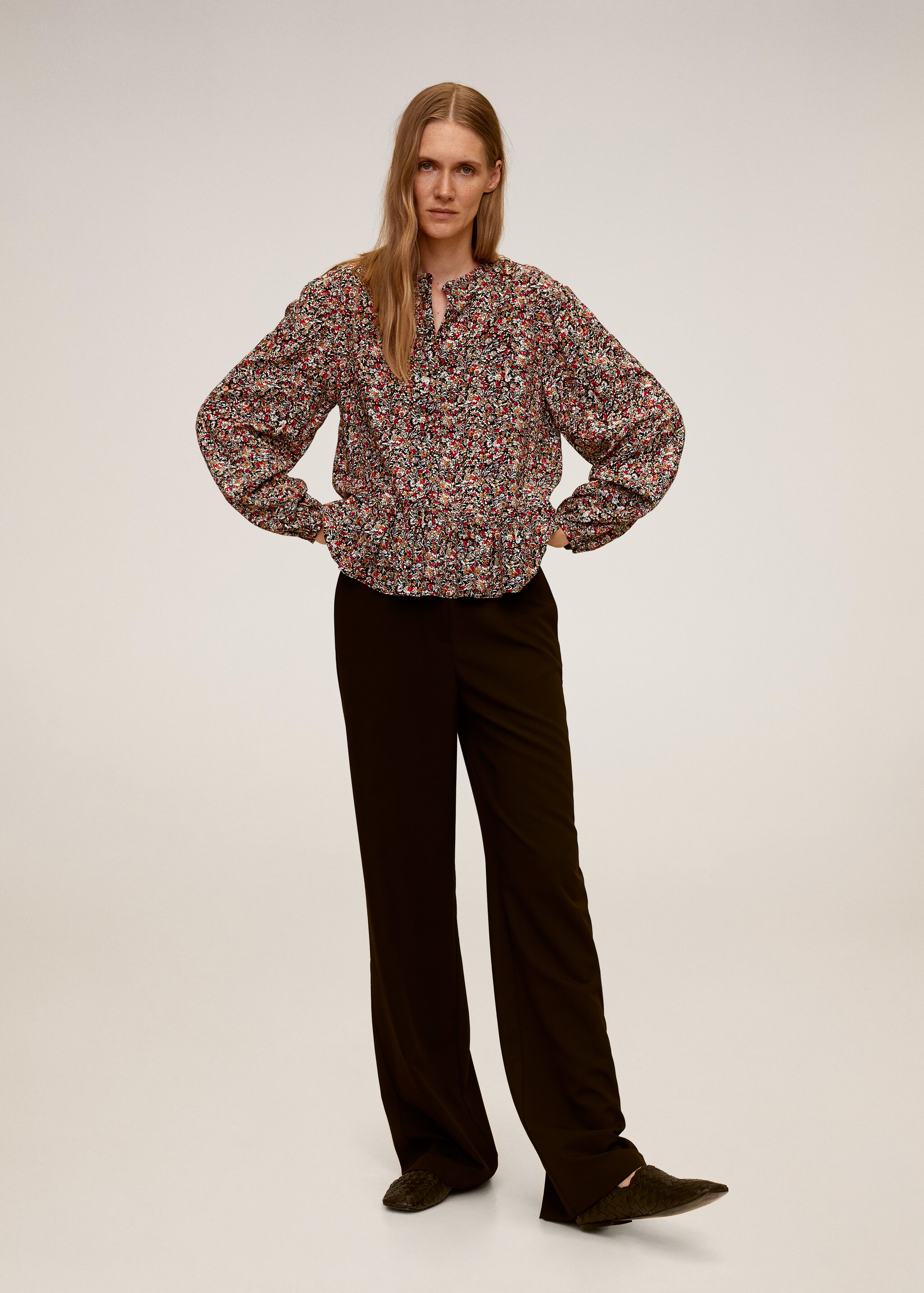 Blusa estampado floral - Plano general