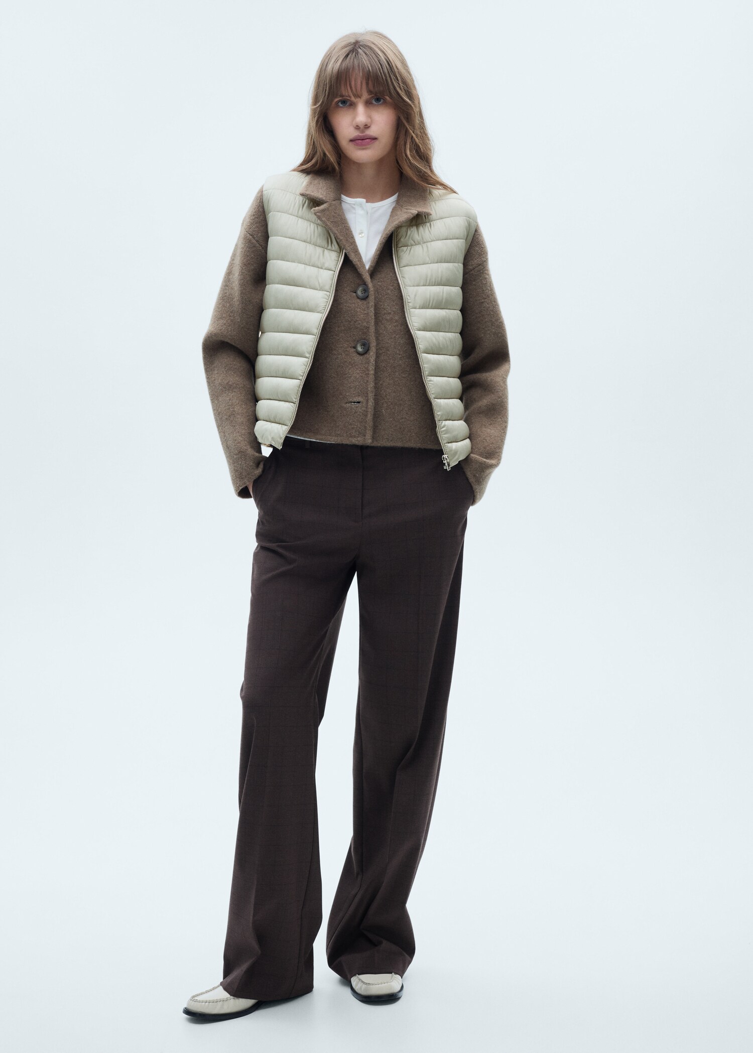 Quilted gilet - General plane