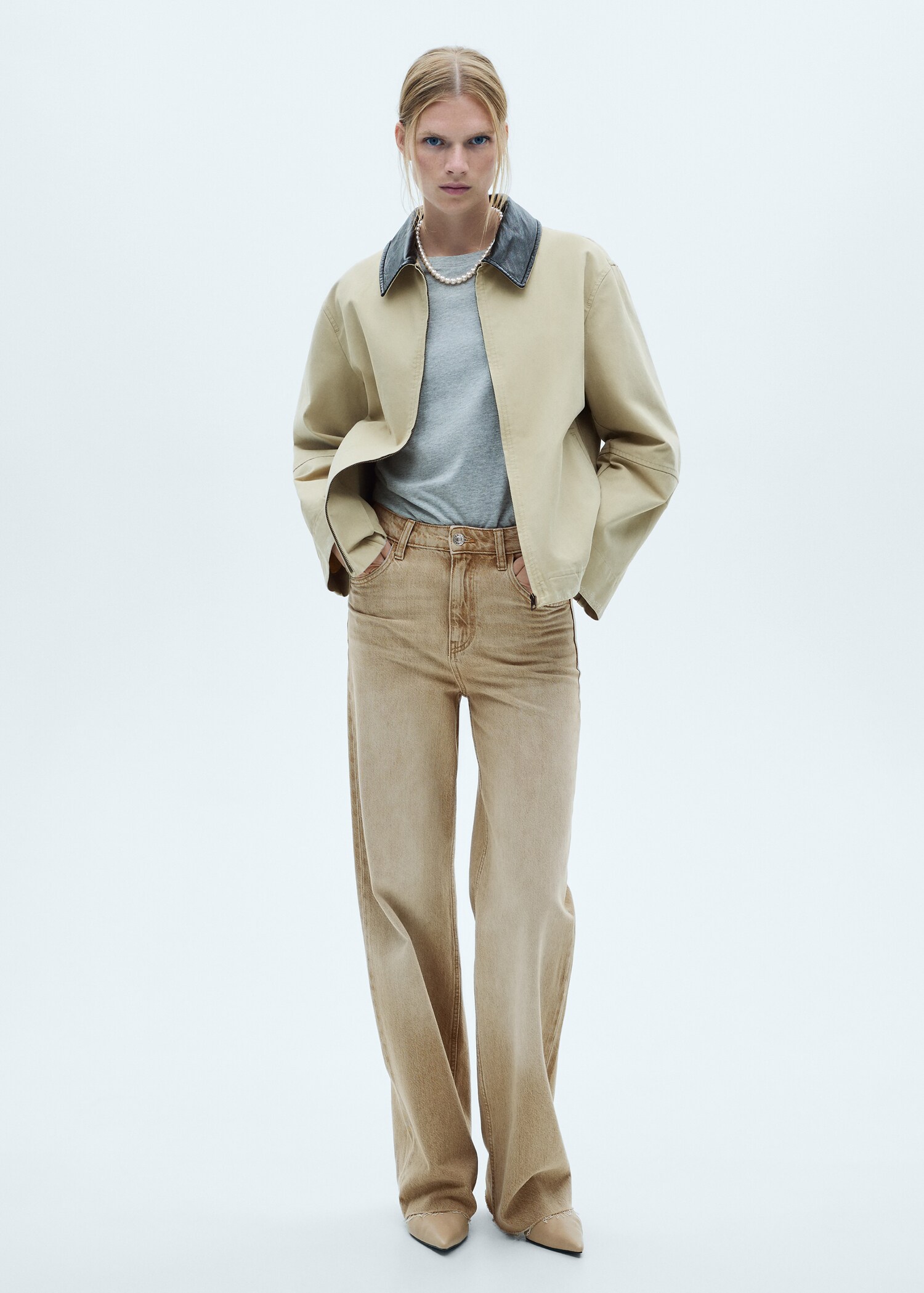 Danila wide leg high-rise jeans - General plane