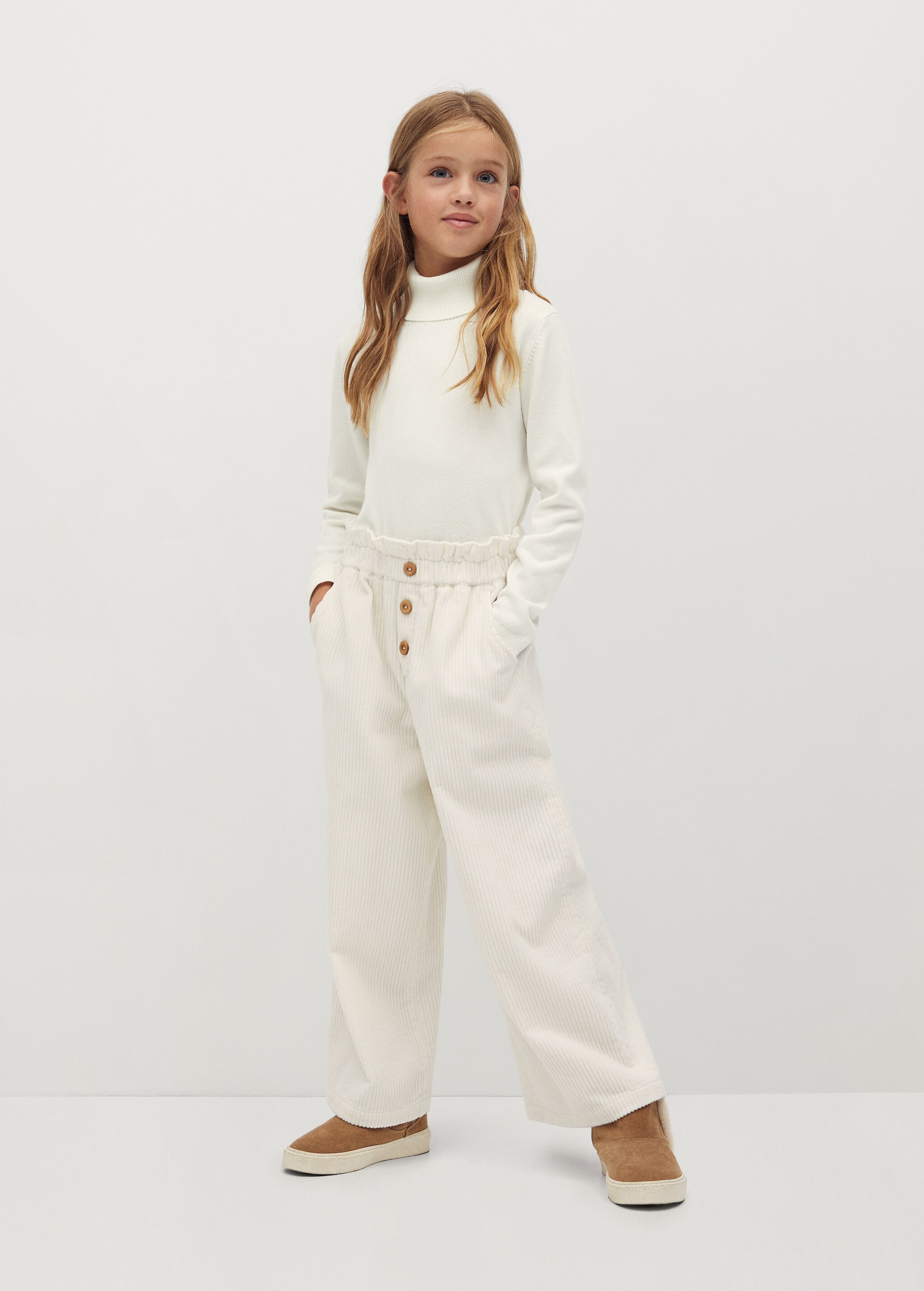 Pull-over maille coton bio - Plan général