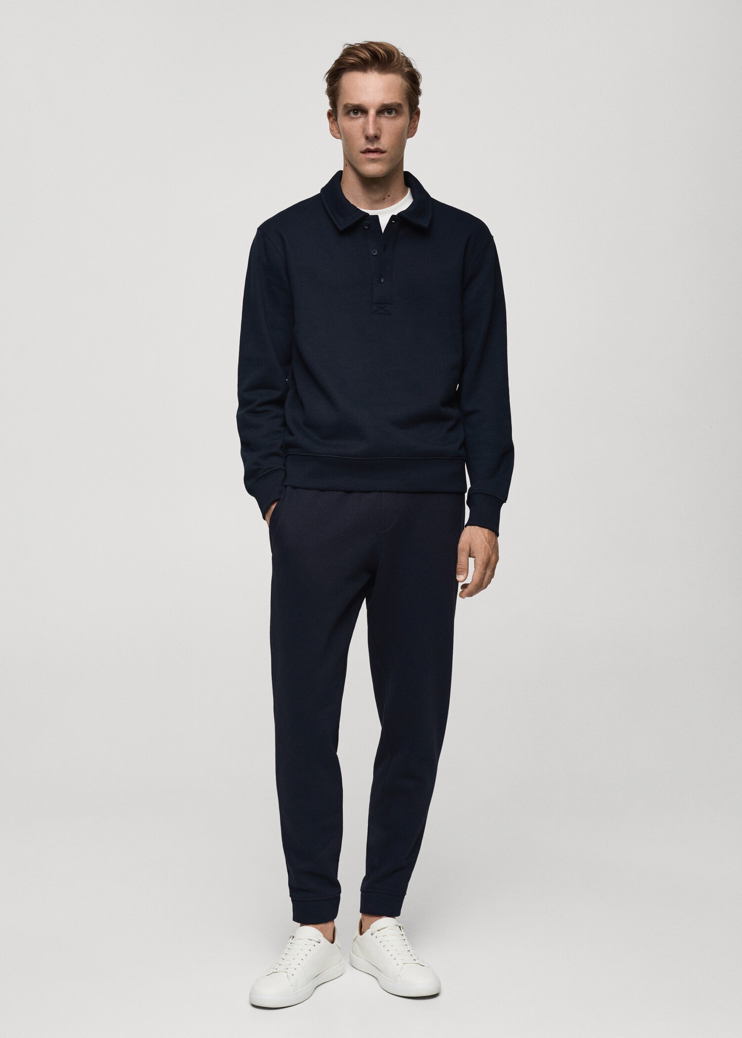 Jogger Pants aus Baumwolle mit Kordelzug - Allgemeine Ansicht