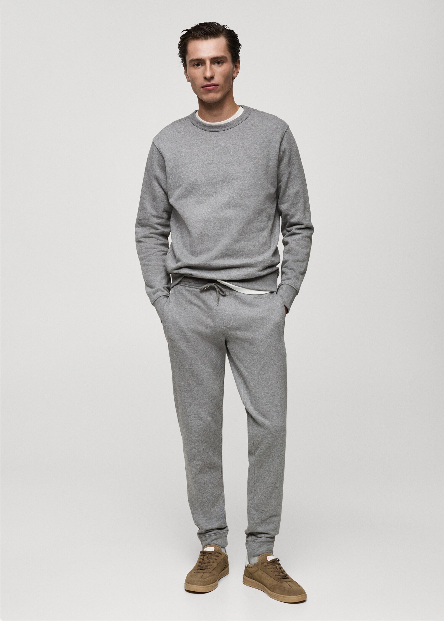 Jogger Pants aus Baumwolle mit Kordelzug - Allgemeine Ansicht