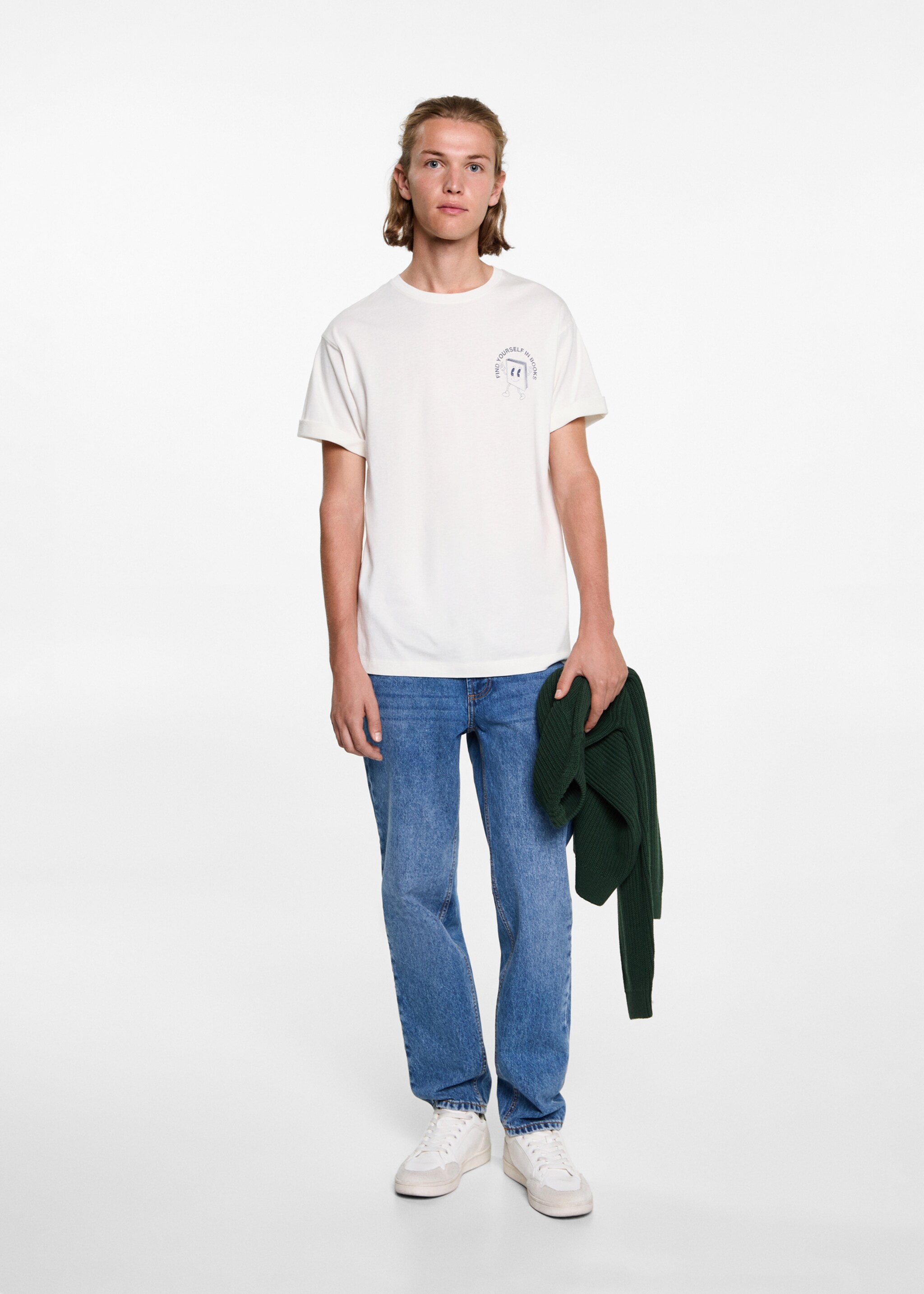 Maglietta oversize stampata - Piano generale