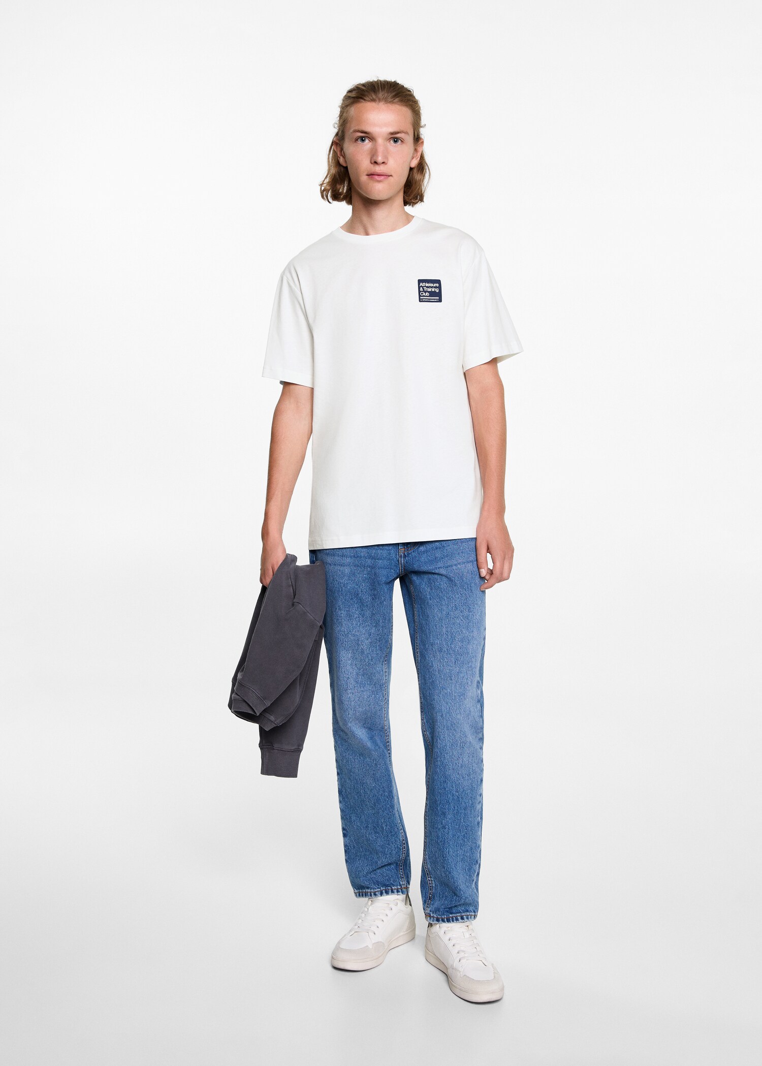 Bedrucktes Baumwoll-T-Shirt - Allgemeine Ansicht