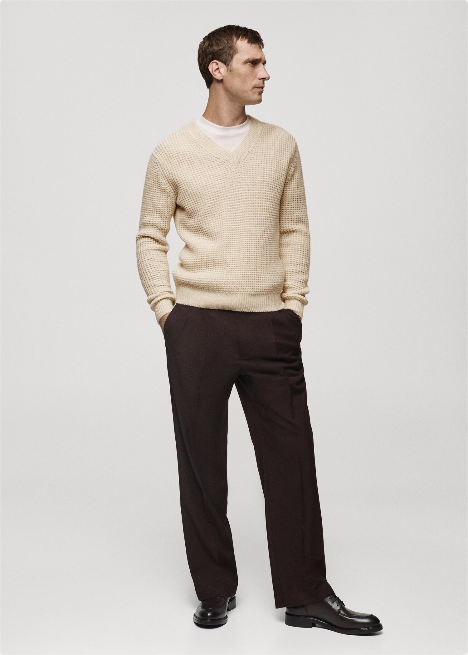 Regular Fit-Bundfaltenhose - Allgemeine Ansicht