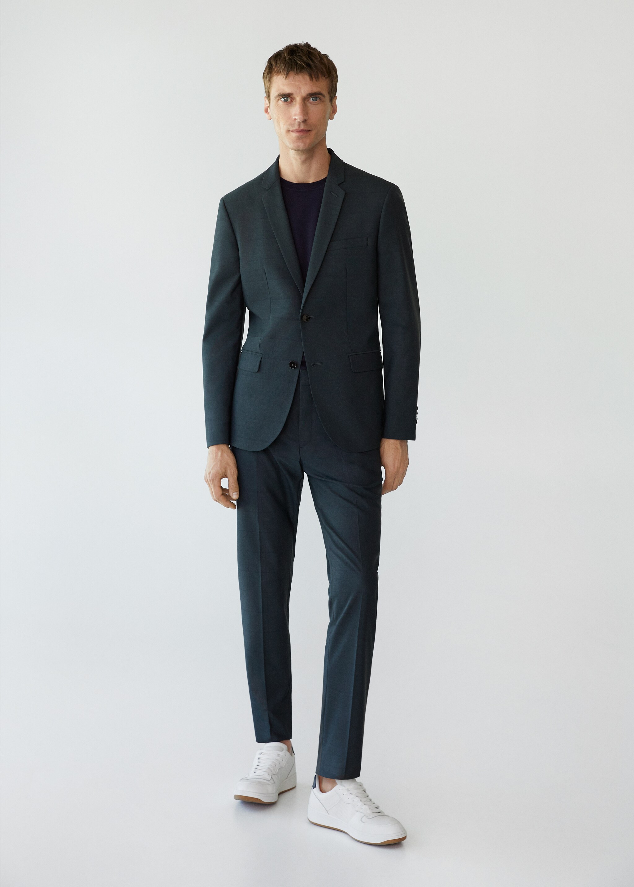 Super slim fit suit trousers - General plane