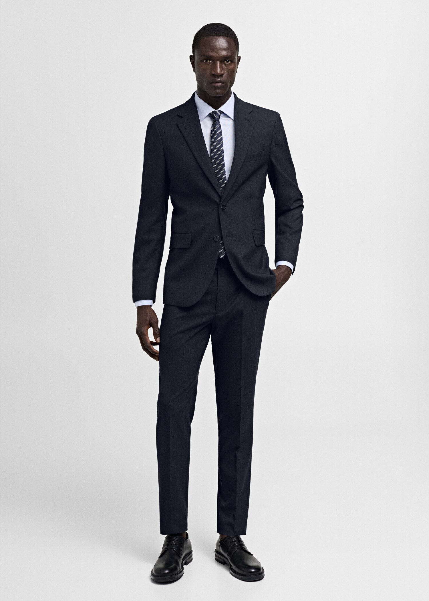 Americana traje slim fit tejido comfort stretch - Plano general