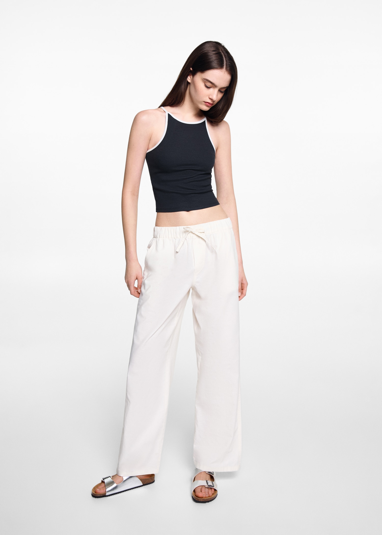Strap cotton T-shirt - General plane