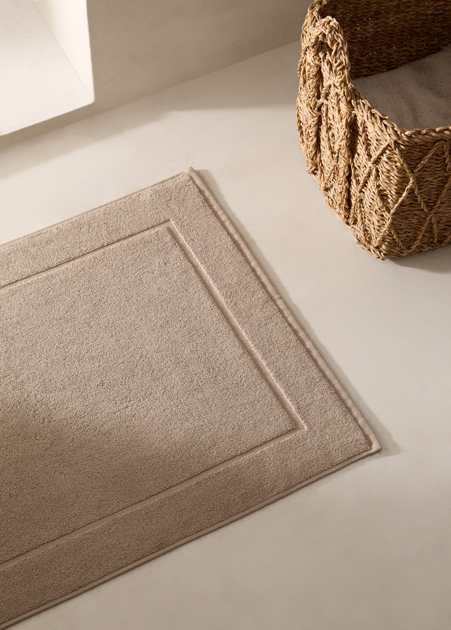 100% cotton bath mat - General plane