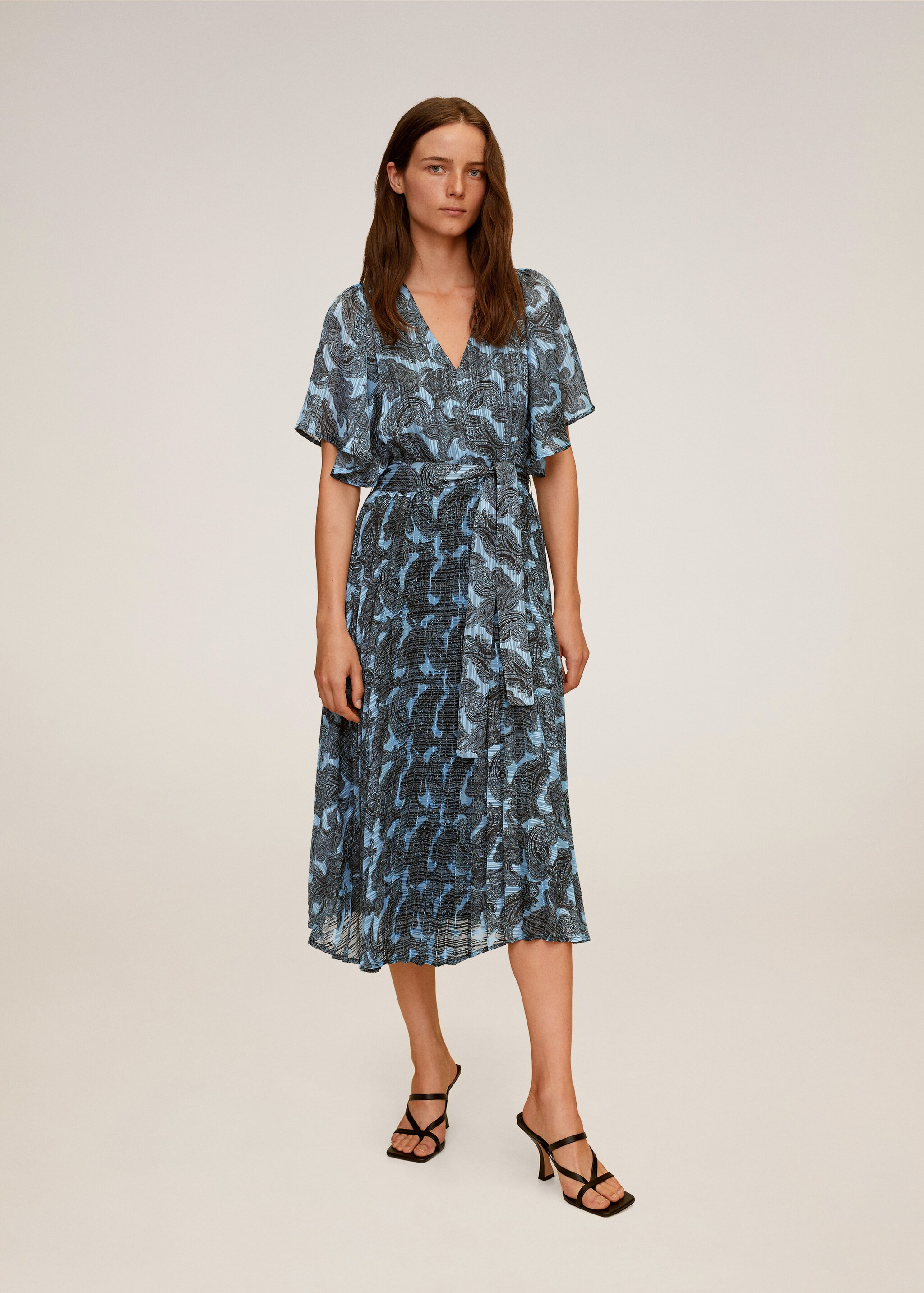 Pleated skirt dress - General plane