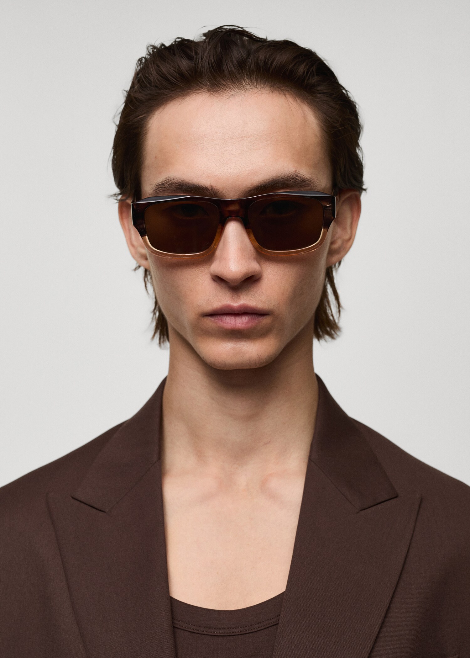 Gradient-frame sunglasses - General plane
