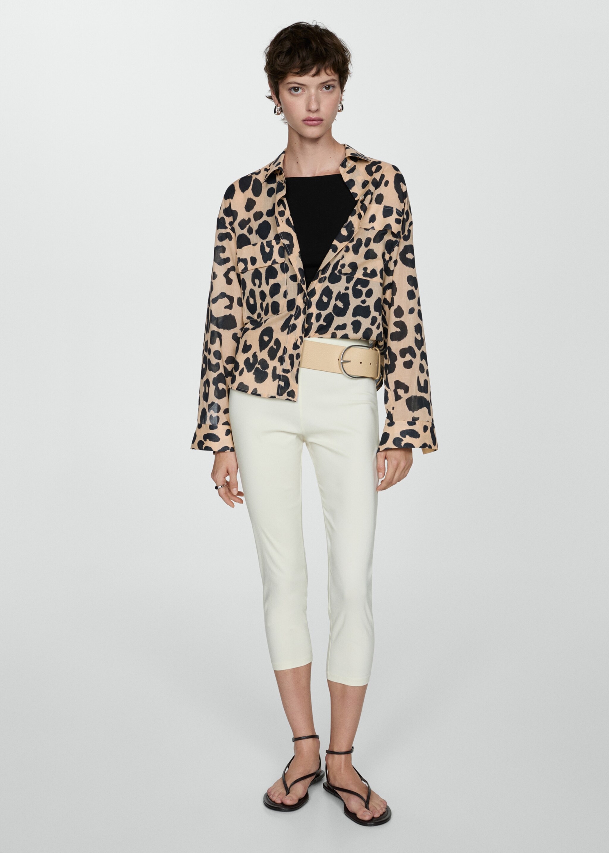 Hemd mit Animal-Print - Allgemeine Ansicht